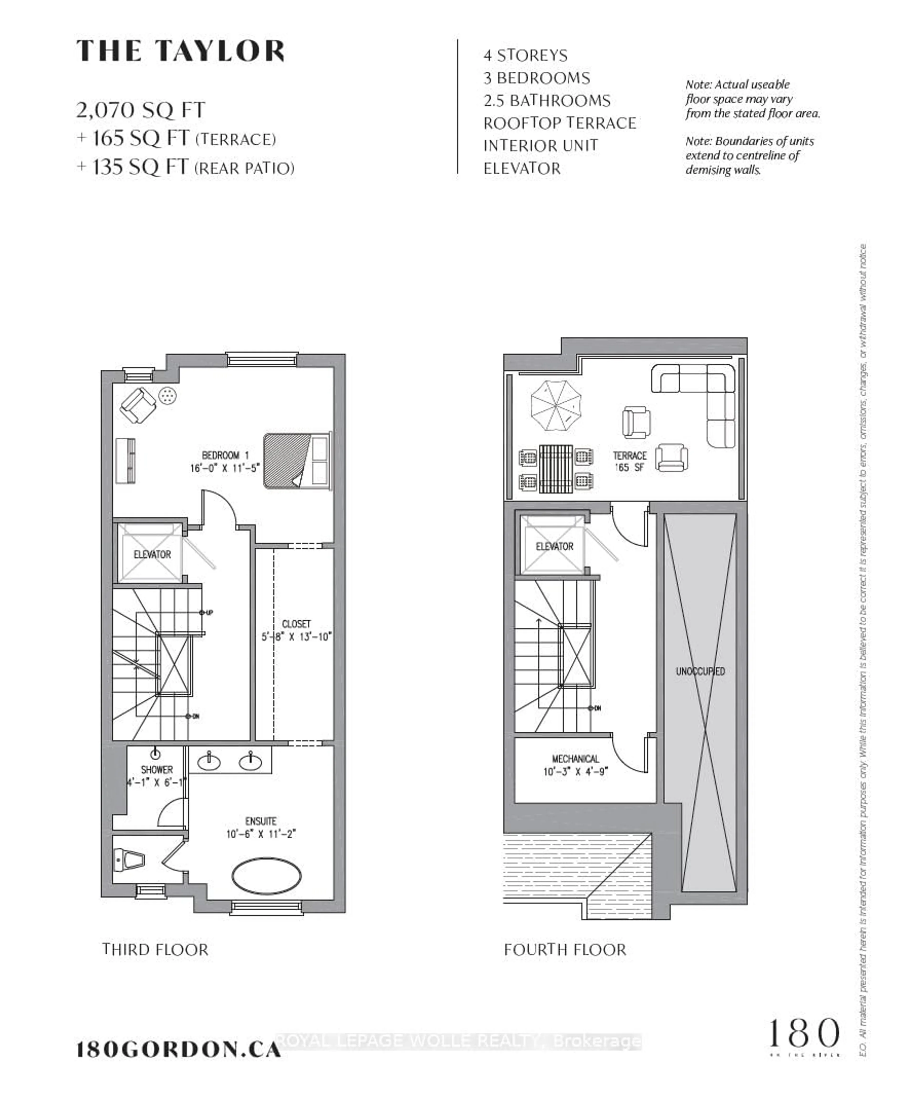 Floor plan for 180 Gordon St #7, Guelph Ontario N1G 1X1