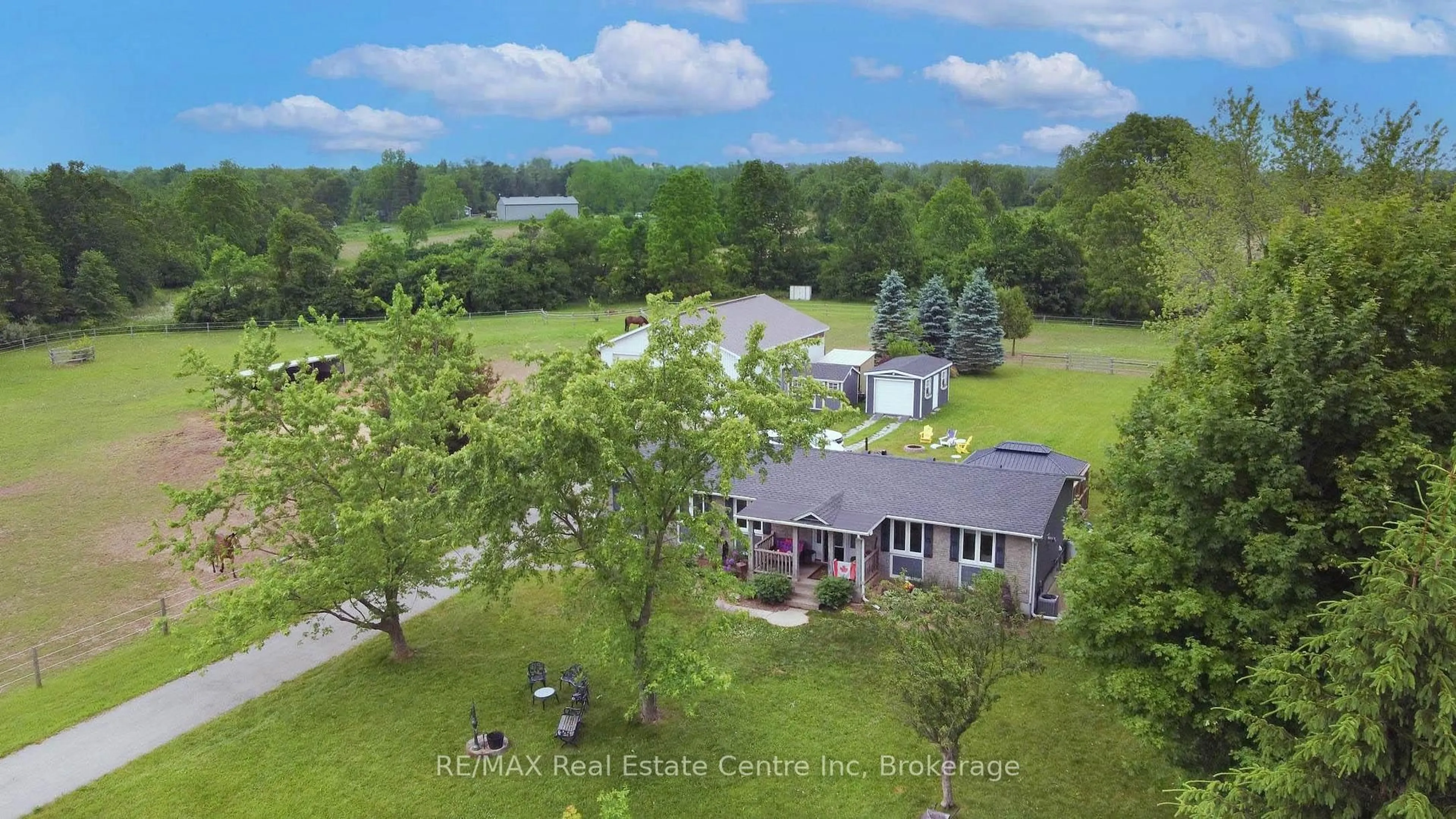 A pic from outside/outdoor area/front of a property/back of a property/a pic from drone, water/lake/river/ocean view for 3988 Hwy 6 Highway, Puslinch Ontario N0B 2J0
