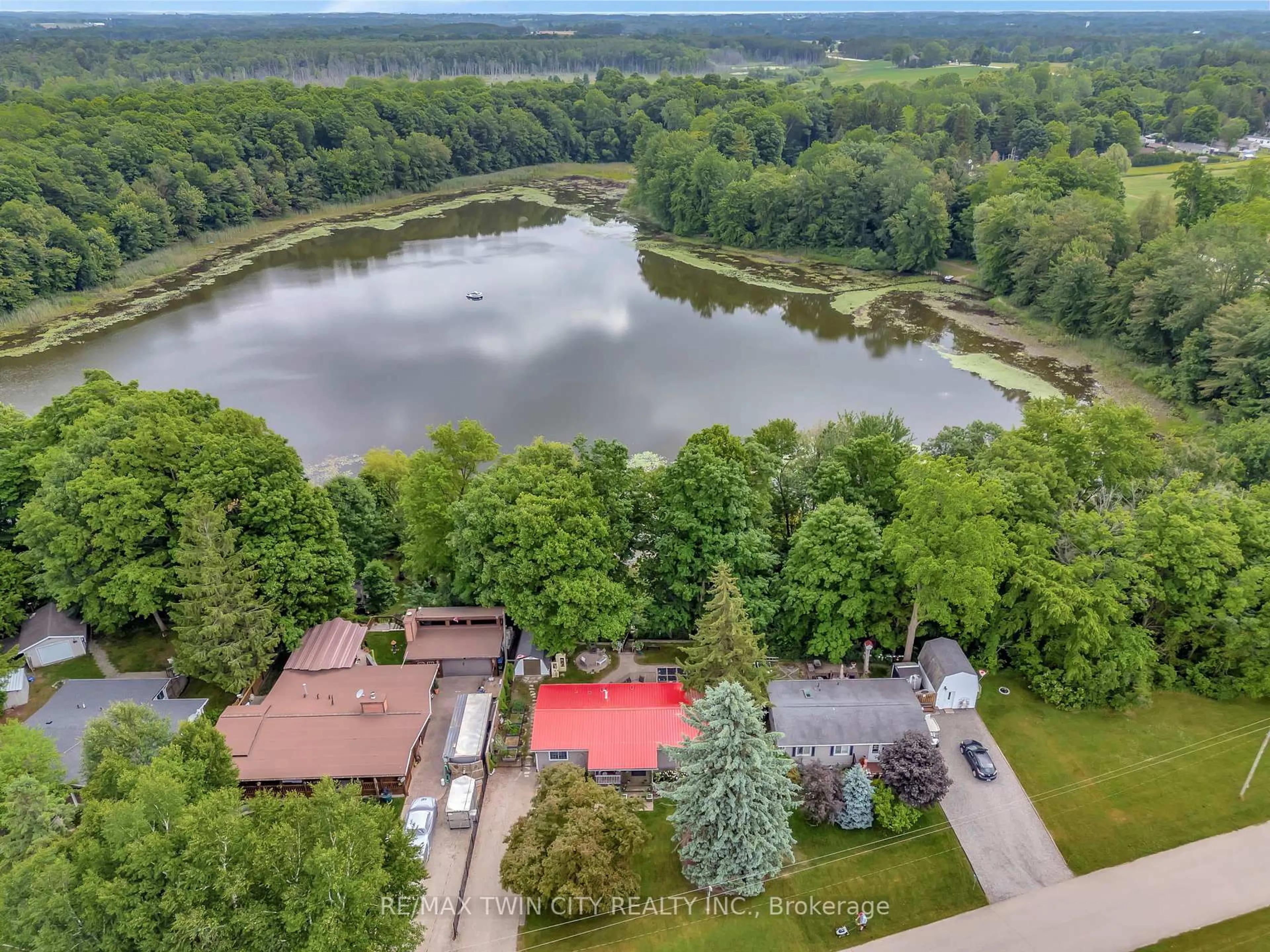 A pic from outside/outdoor area/front of a property/back of a property/a pic from drone, water/lake/river/ocean view for 806201 Oxford 29 Rd #67, Blandford-Blenheim Ontario N0J 1M0