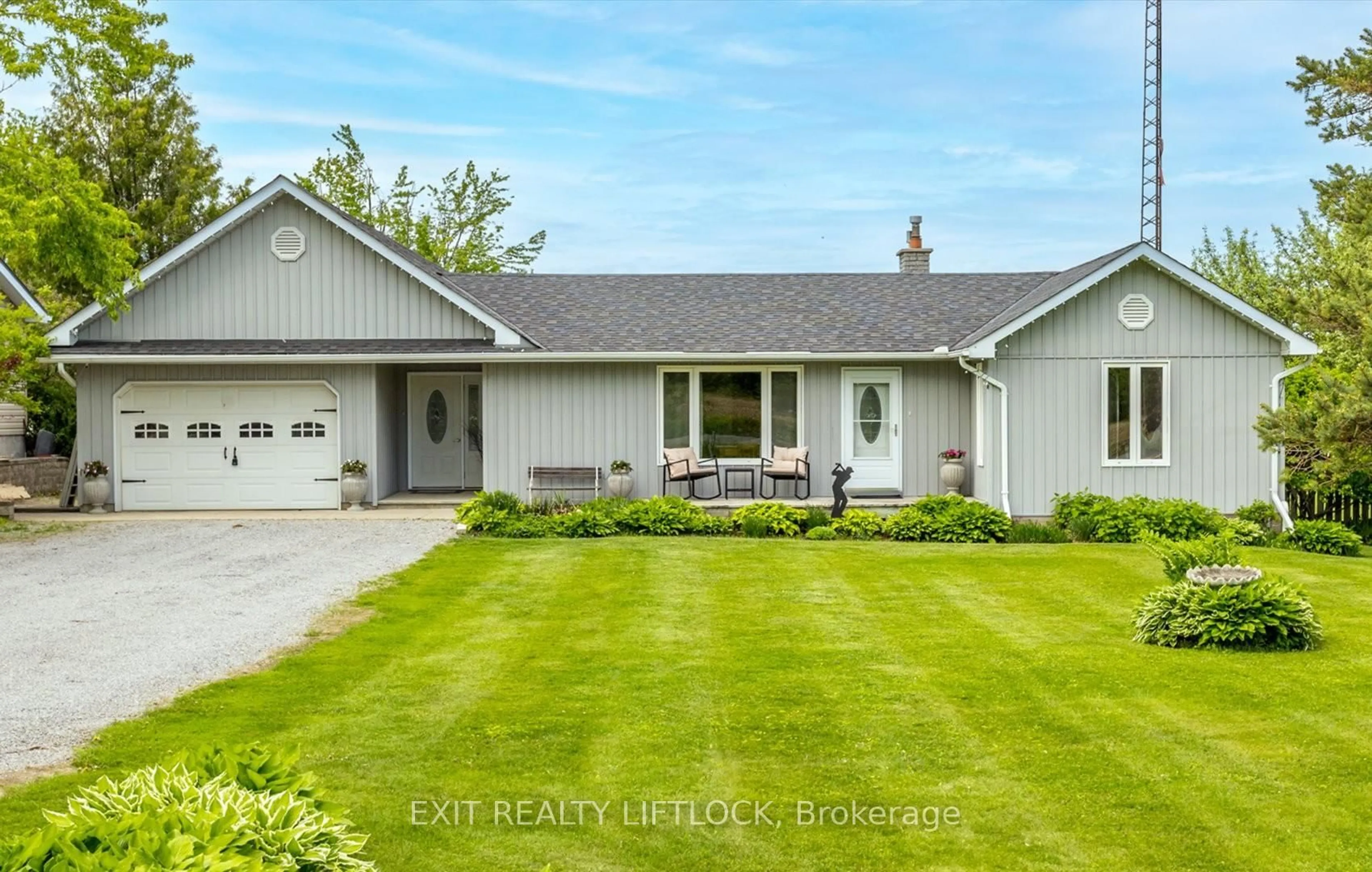 A pic from outside/outdoor area/front of a property/back of a property/a pic from drone, street for 890 Stewart Line, Cavan Monaghan Ontario L0A 1C0