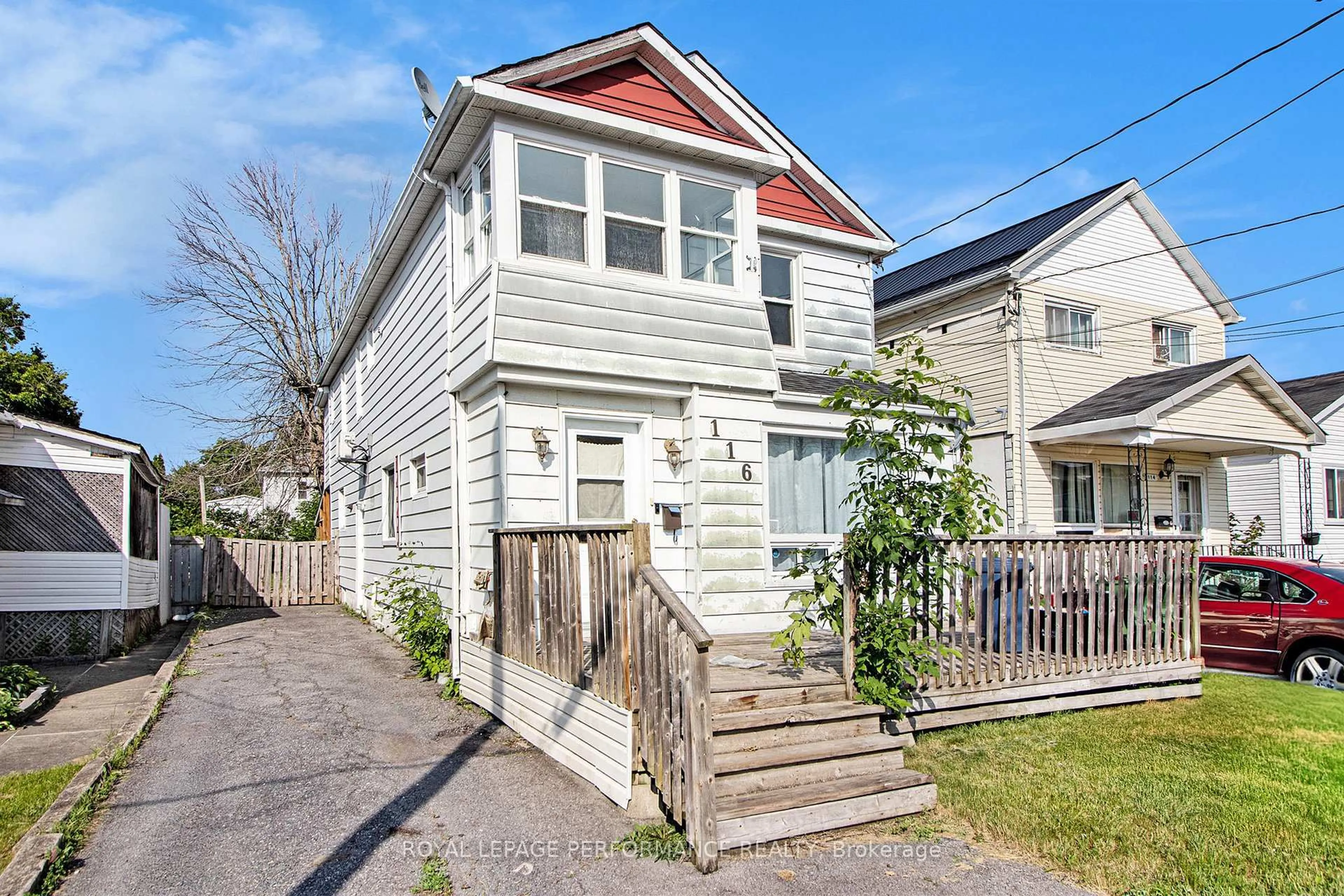 Home with vinyl exterior material, street for 116 Danis Ave, Cornwall Ontario K6H 5E4