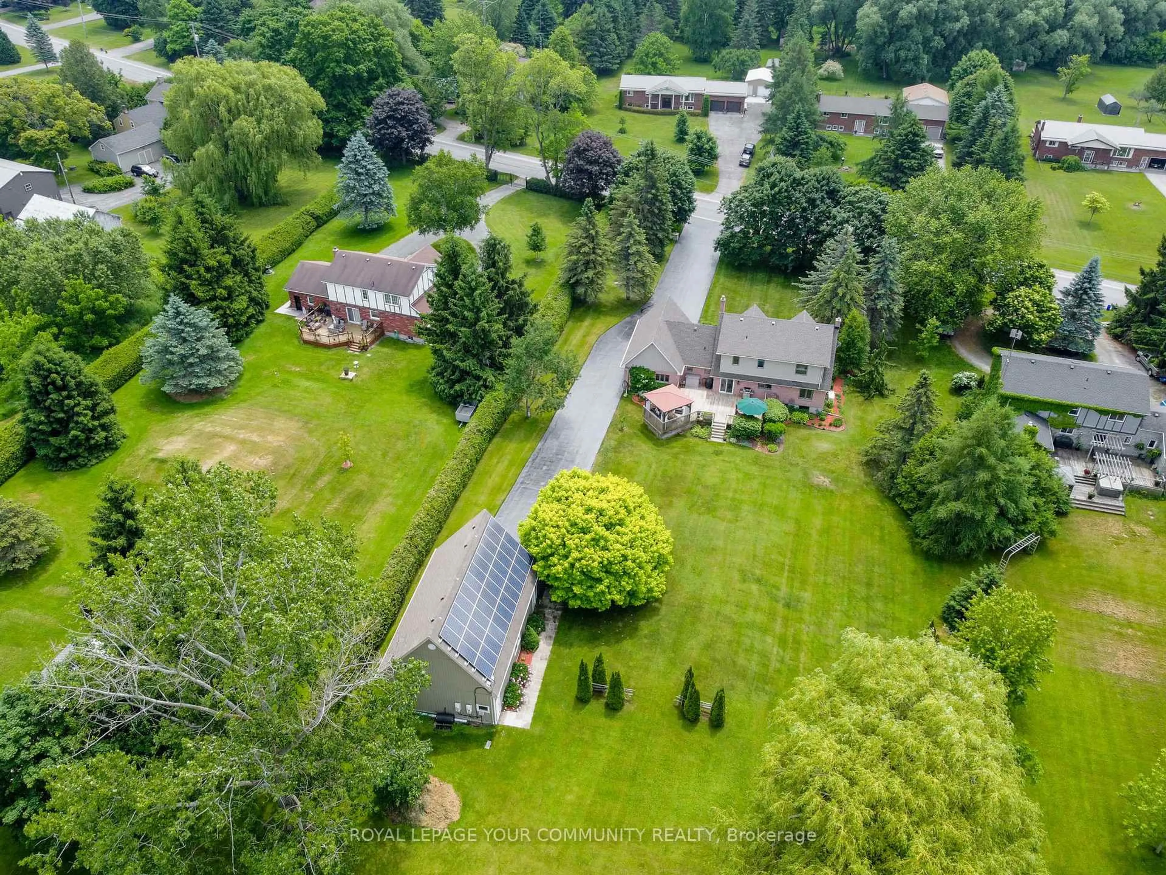 A pic from outside/outdoor area/front of a property/back of a property/a pic from drone, unknown for 8454 Danforth Rd, Cobourg Ontario K9A 4J9