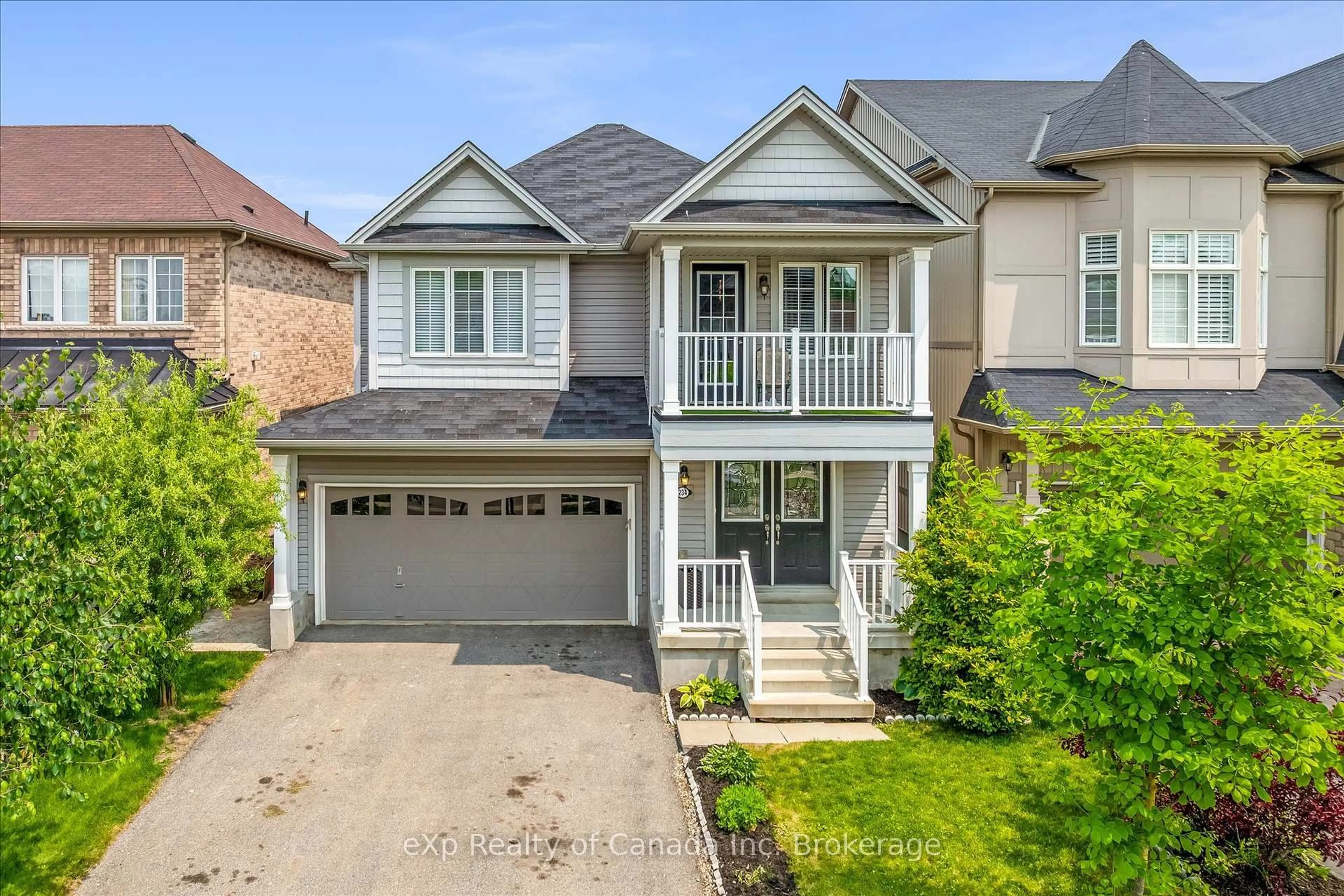 A pic from outside/outdoor area/front of a property/back of a property/a pic from drone, street for 234 Voyager Pass, Hamilton Ontario L0R 1C0