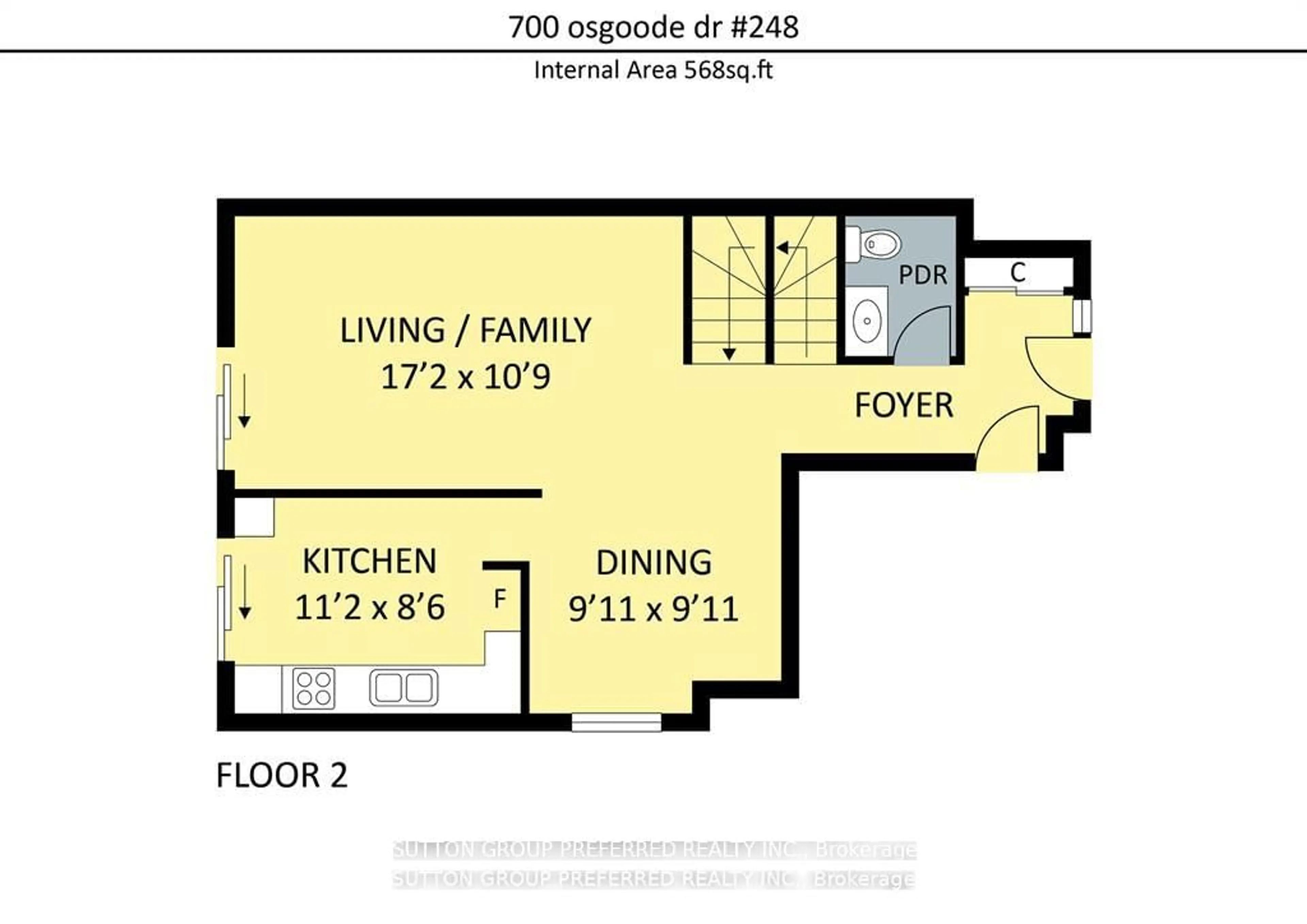 Floor plan for 700 Osgoode Dr #248, London South Ontario N6E 2H1