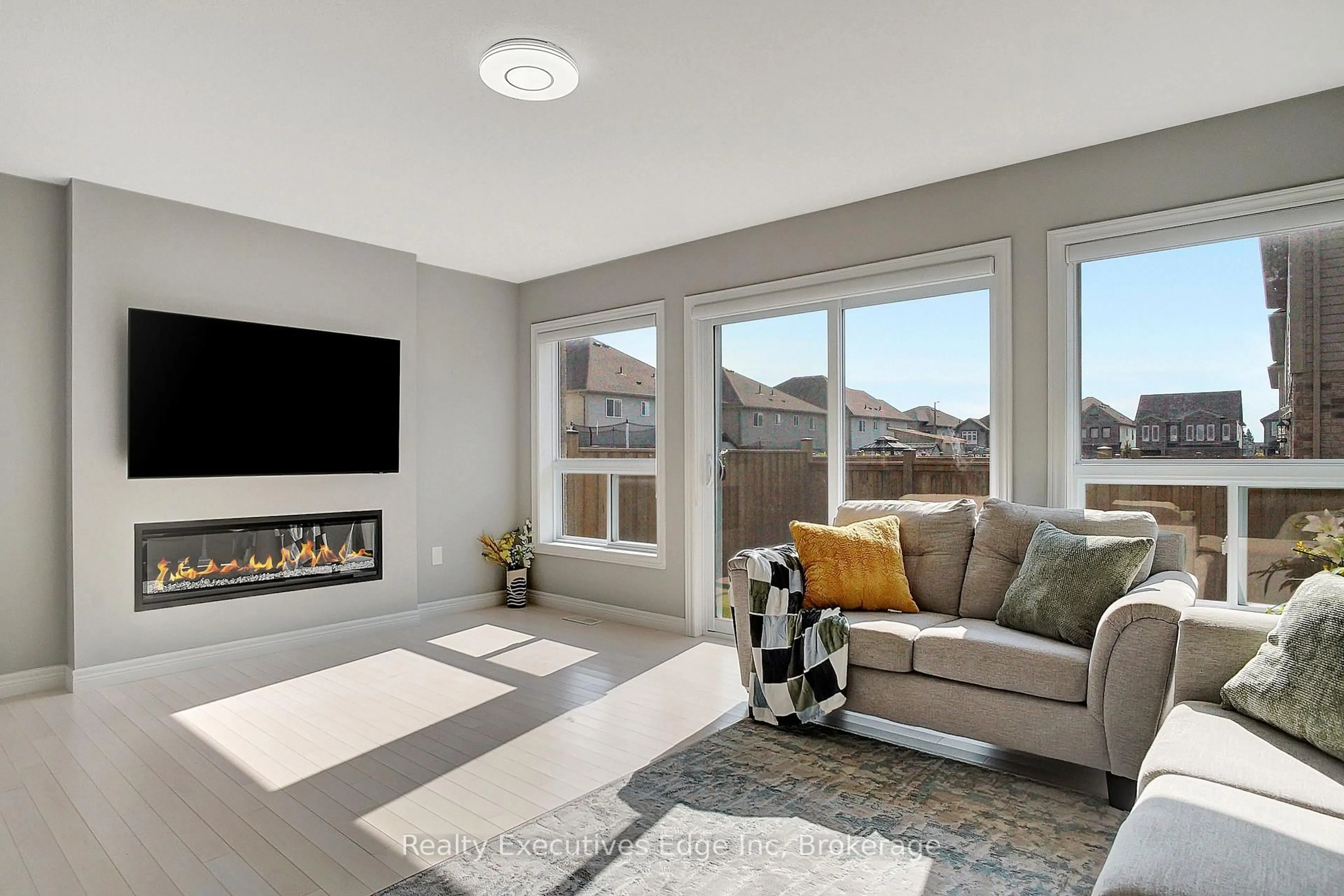 Living room with furniture, unknown for 59 John Brabson Cres, Guelph Ontario N1G 0G5