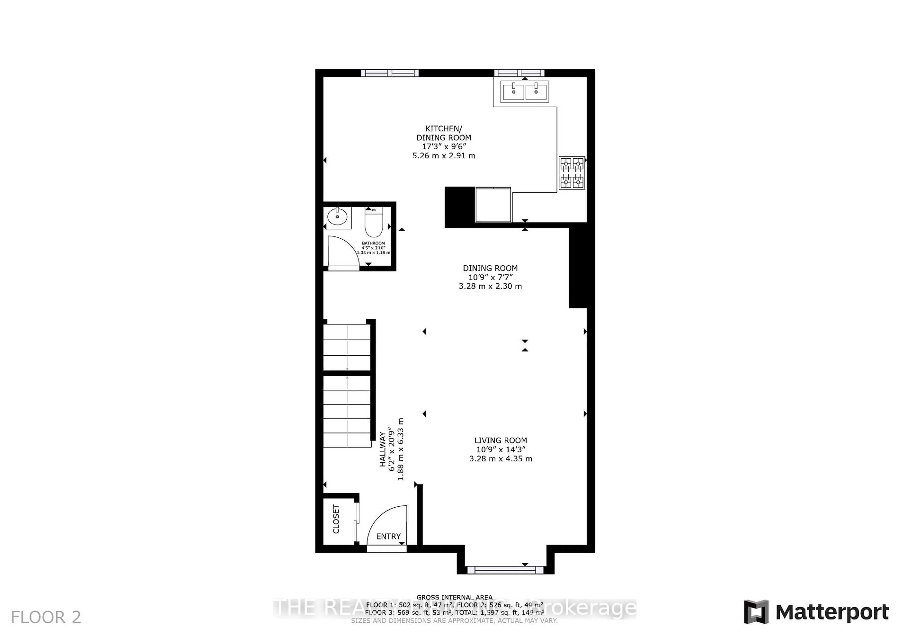 Floor plan for 577 Third St #36, London East Ontario N5V 4B9