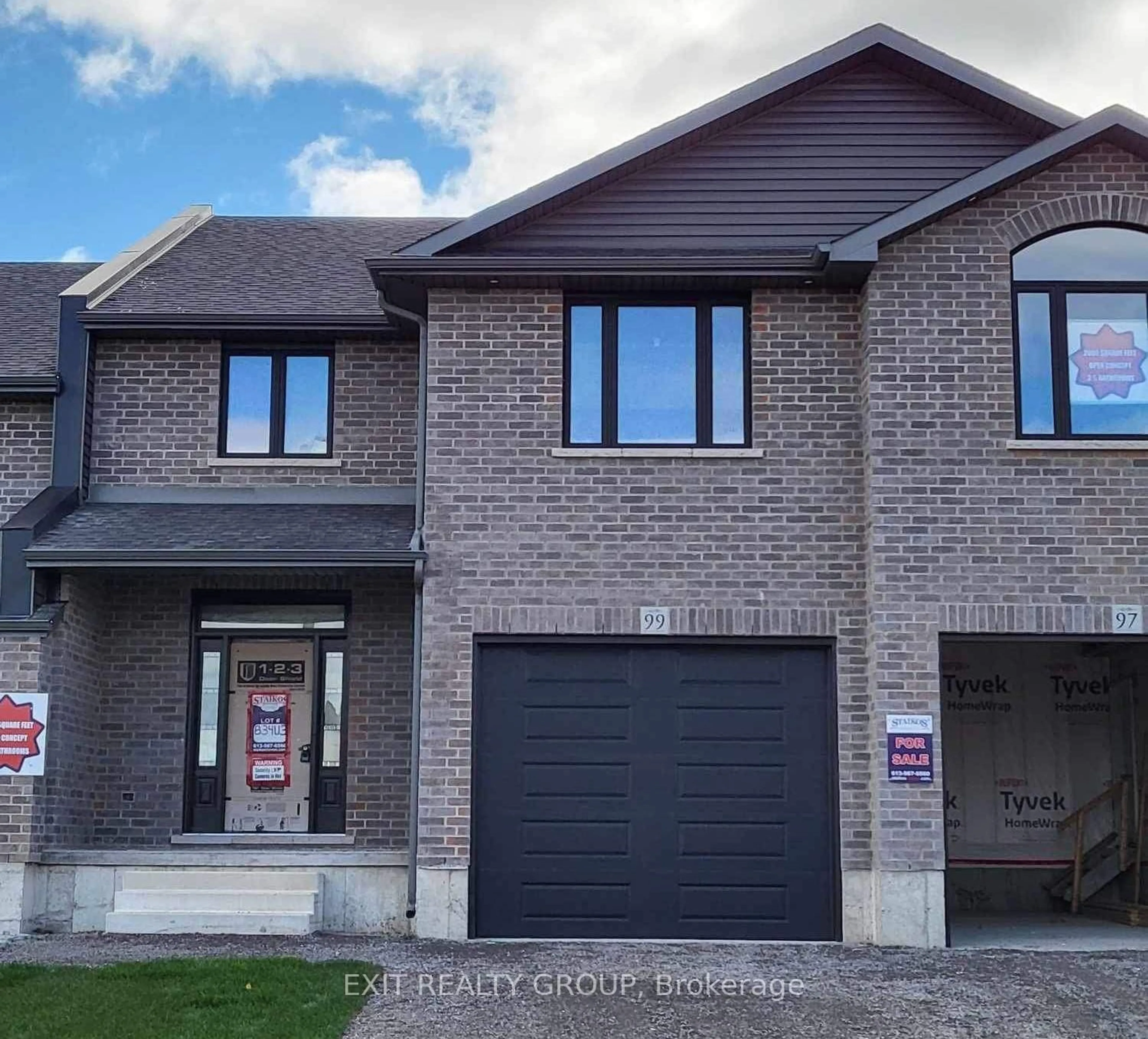 Home with brick exterior material, street for 99 Wims Way, Belleville Ontario K8N 0H7