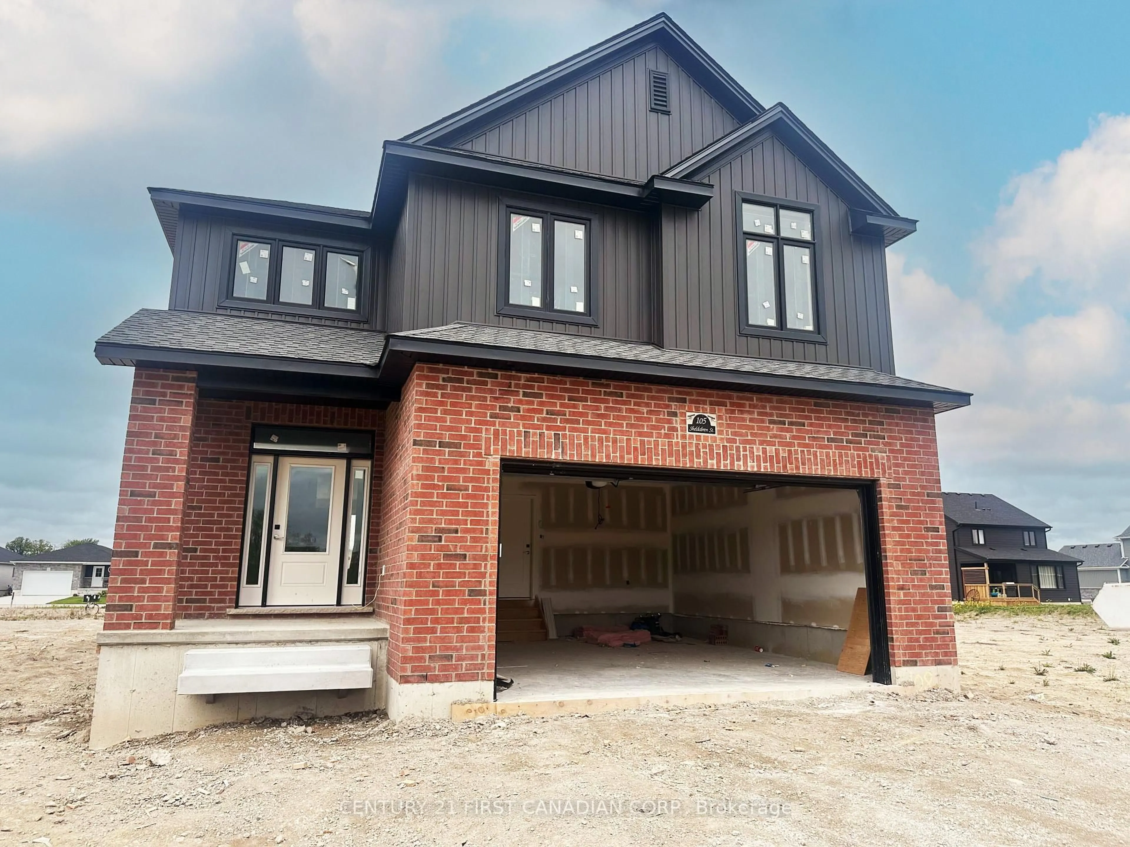Home with brick exterior material, building for 105 Sheldabren St, North Middlesex Ontario N0M 1A0