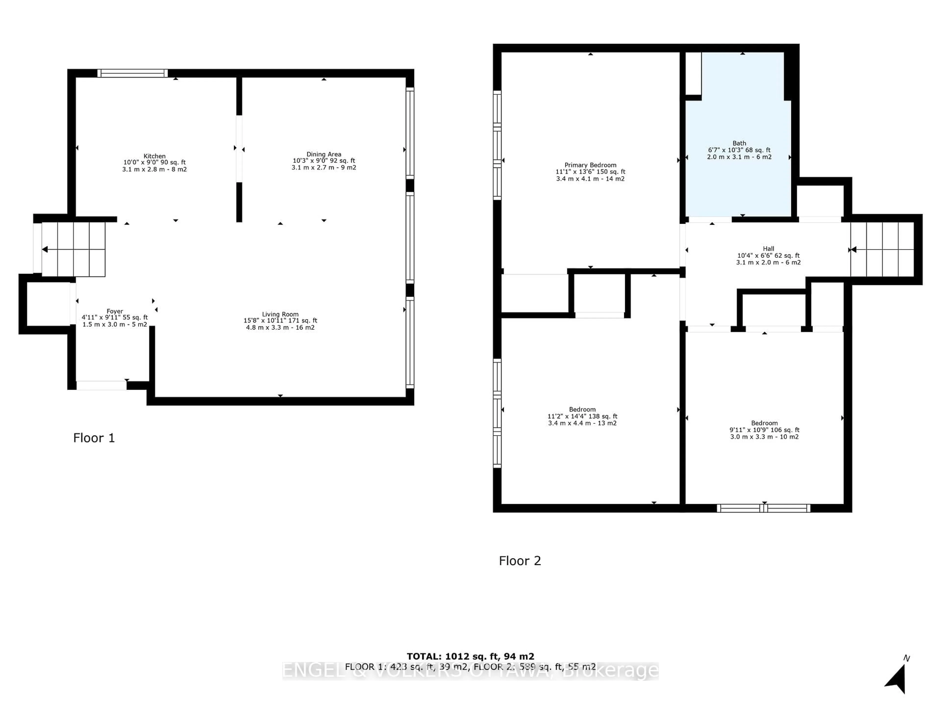 Floor plan for 2061 Featherston Dr, Ottawa Ontario K1H 6R1