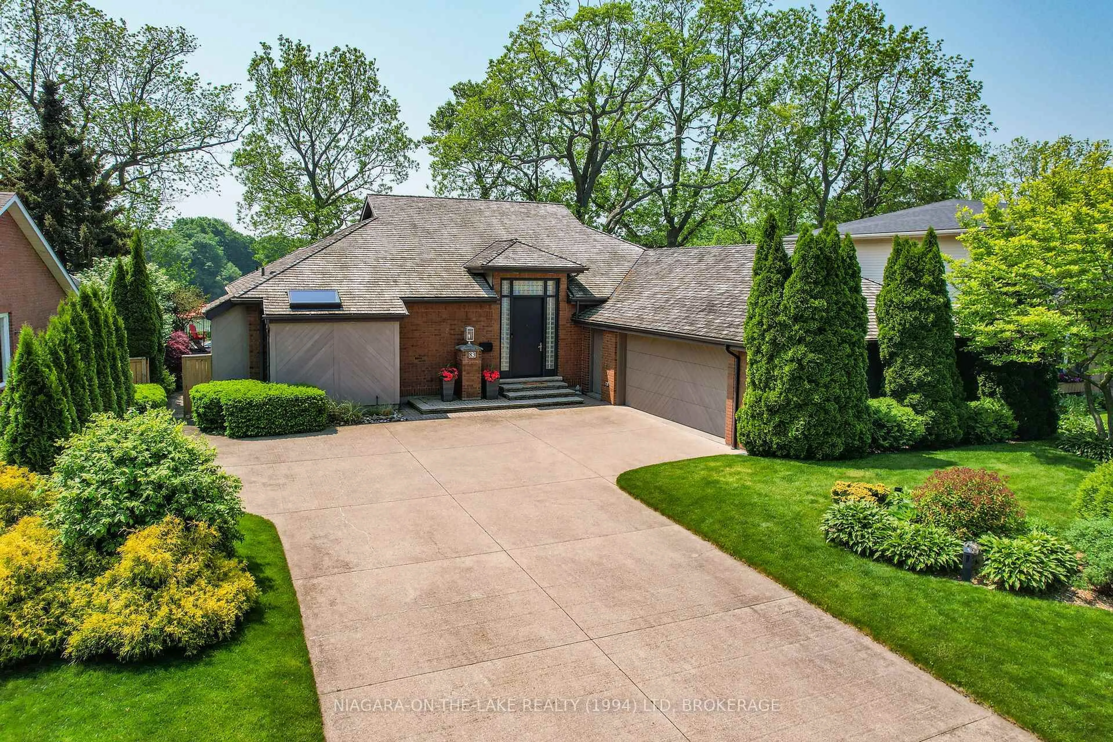 Home with brick exterior material, street for 83 Port Master Dr, St. Catharines Ontario L2N 7H5