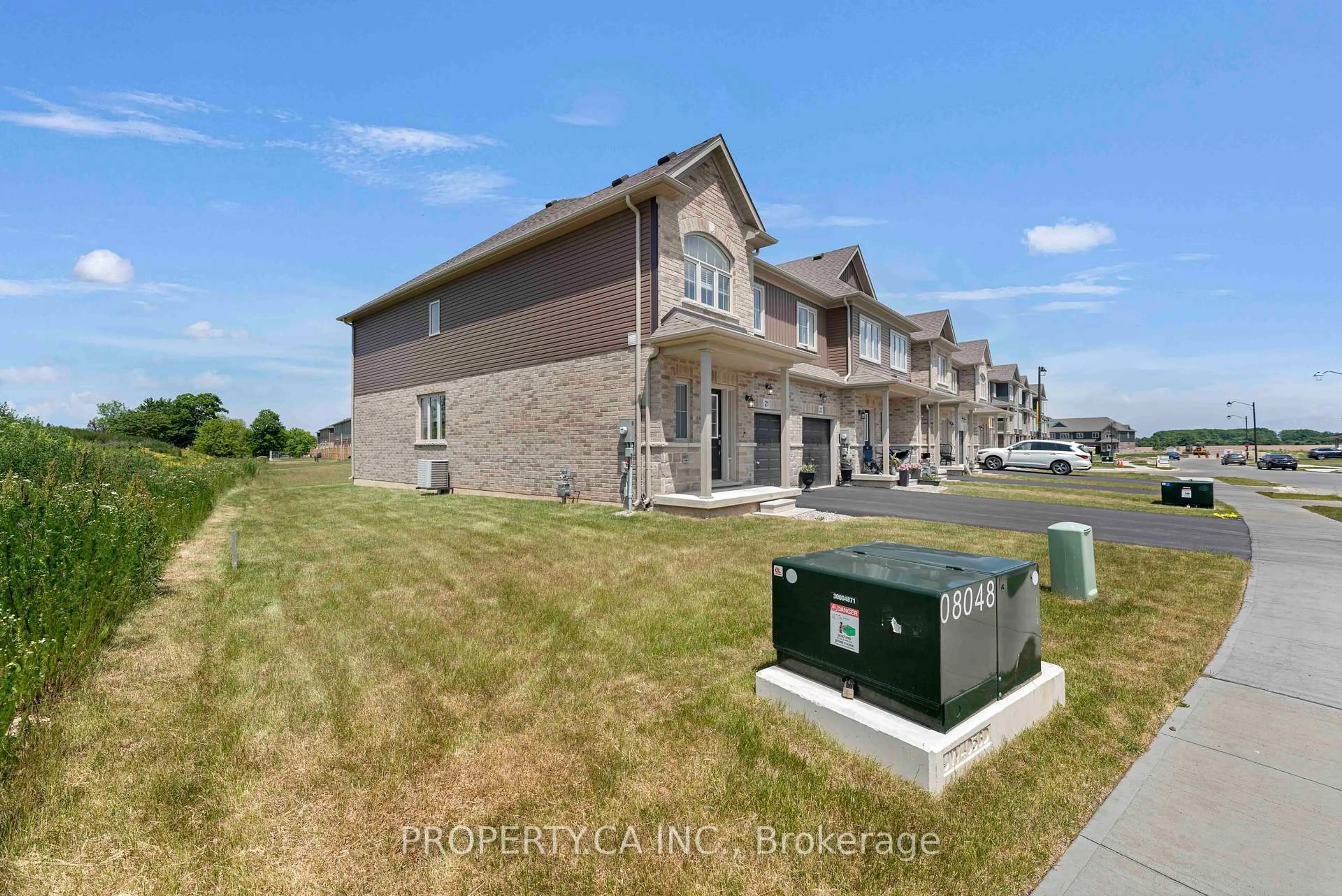 A pic from outside/outdoor area/front of a property/back of a property/a pic from drone, street for 21 Zoe Lane, Hamilton Ontario L0R 1C0