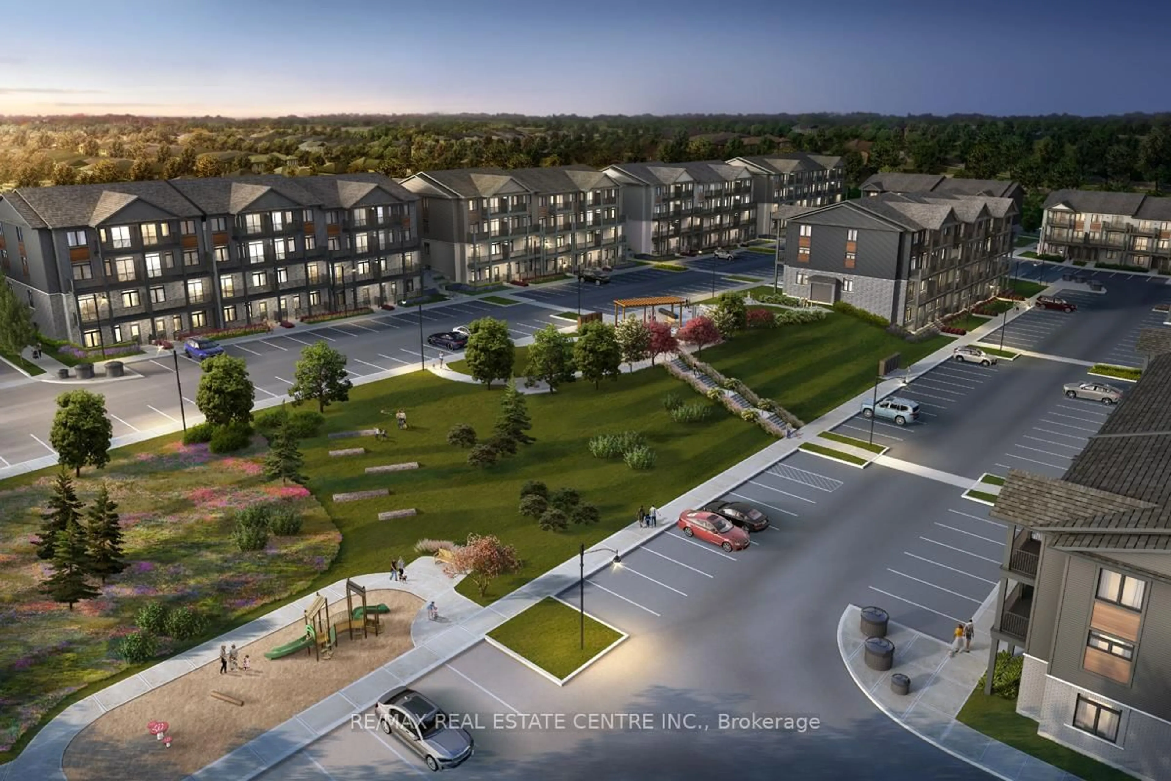 A pic from outside/outdoor area/front of a property/back of a property/a pic from drone, mountain view for 235 Blair Creek Dr #5, Kitchener Ontario N2P 0G1