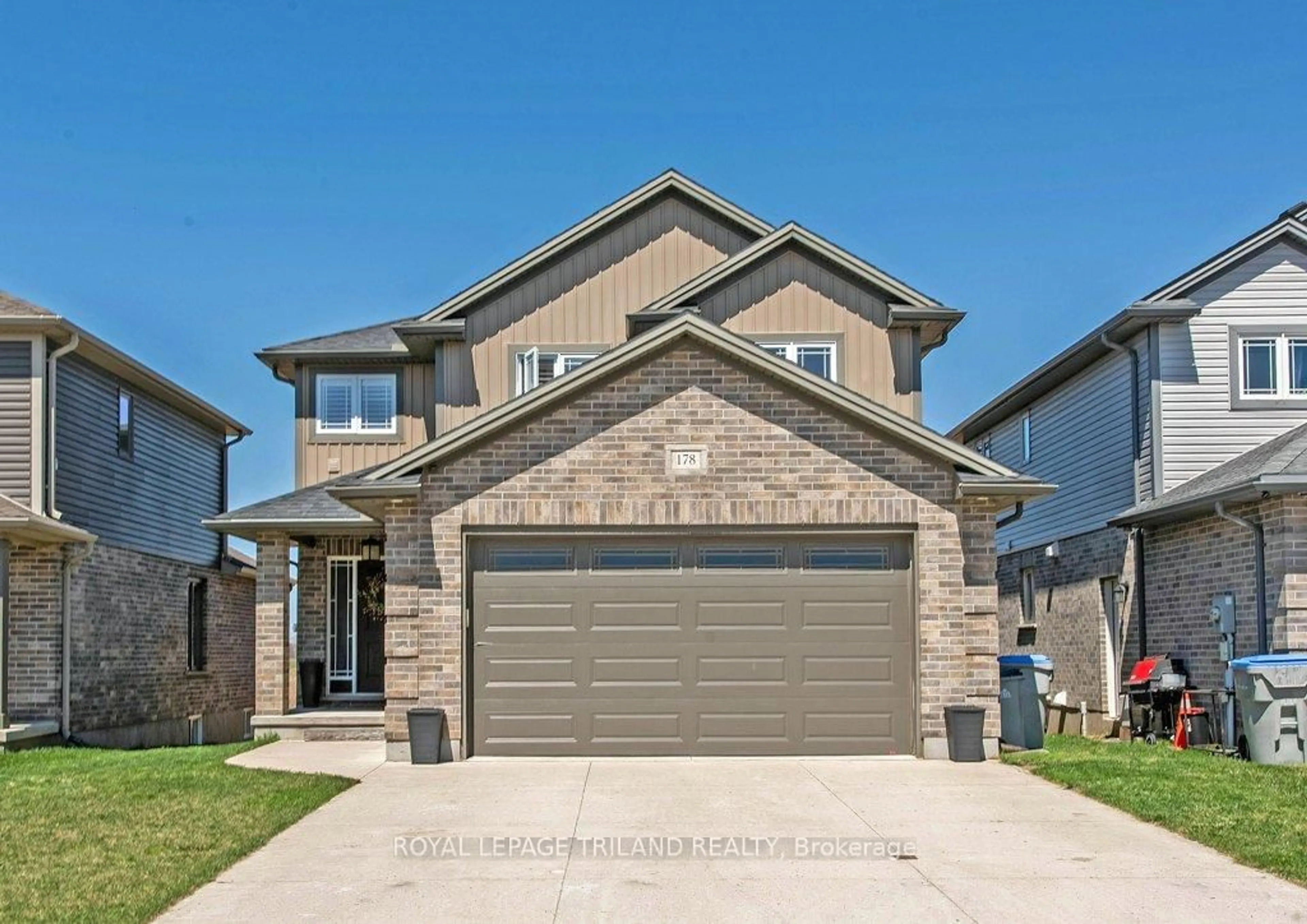 Home with brick exterior material, street for 178 Gilmour Dr, Lucan Biddulph Ontario N0M 2J0