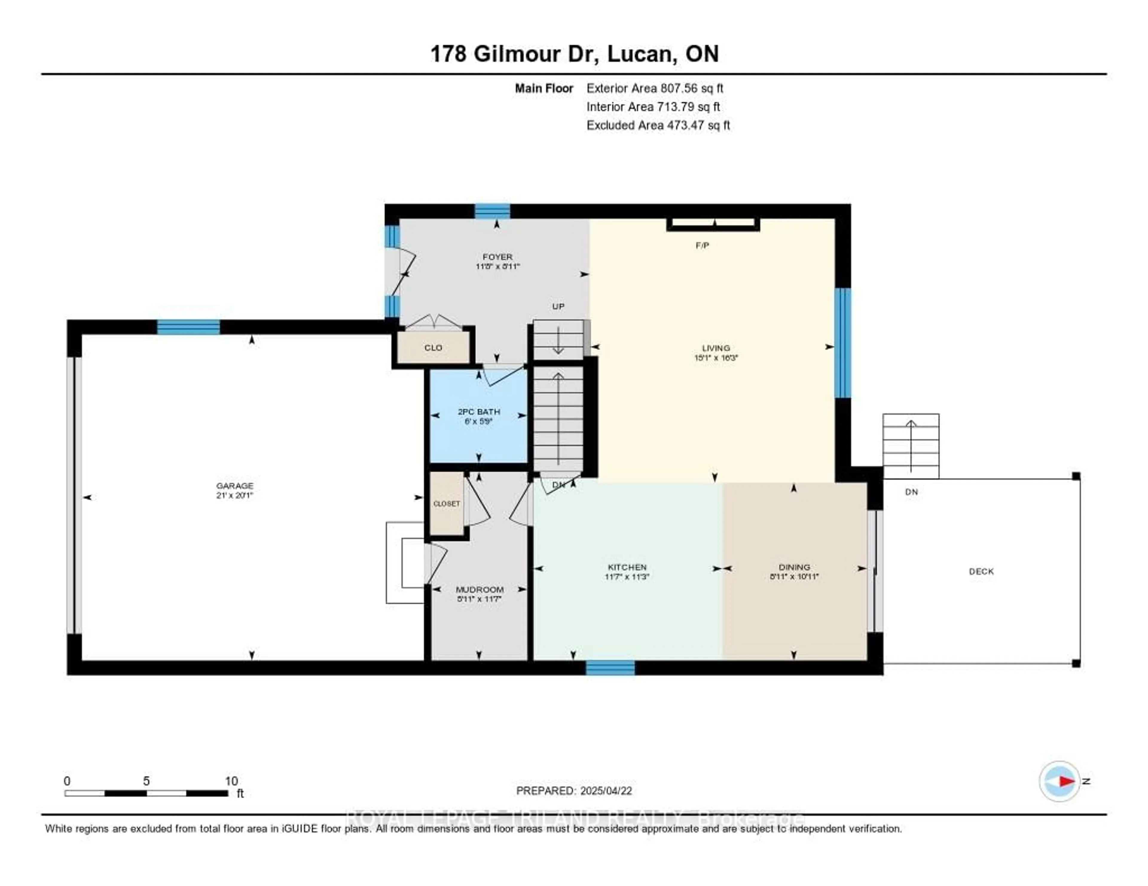 Floor plan for 178 Gilmour Dr, Lucan Biddulph Ontario N0M 2J0