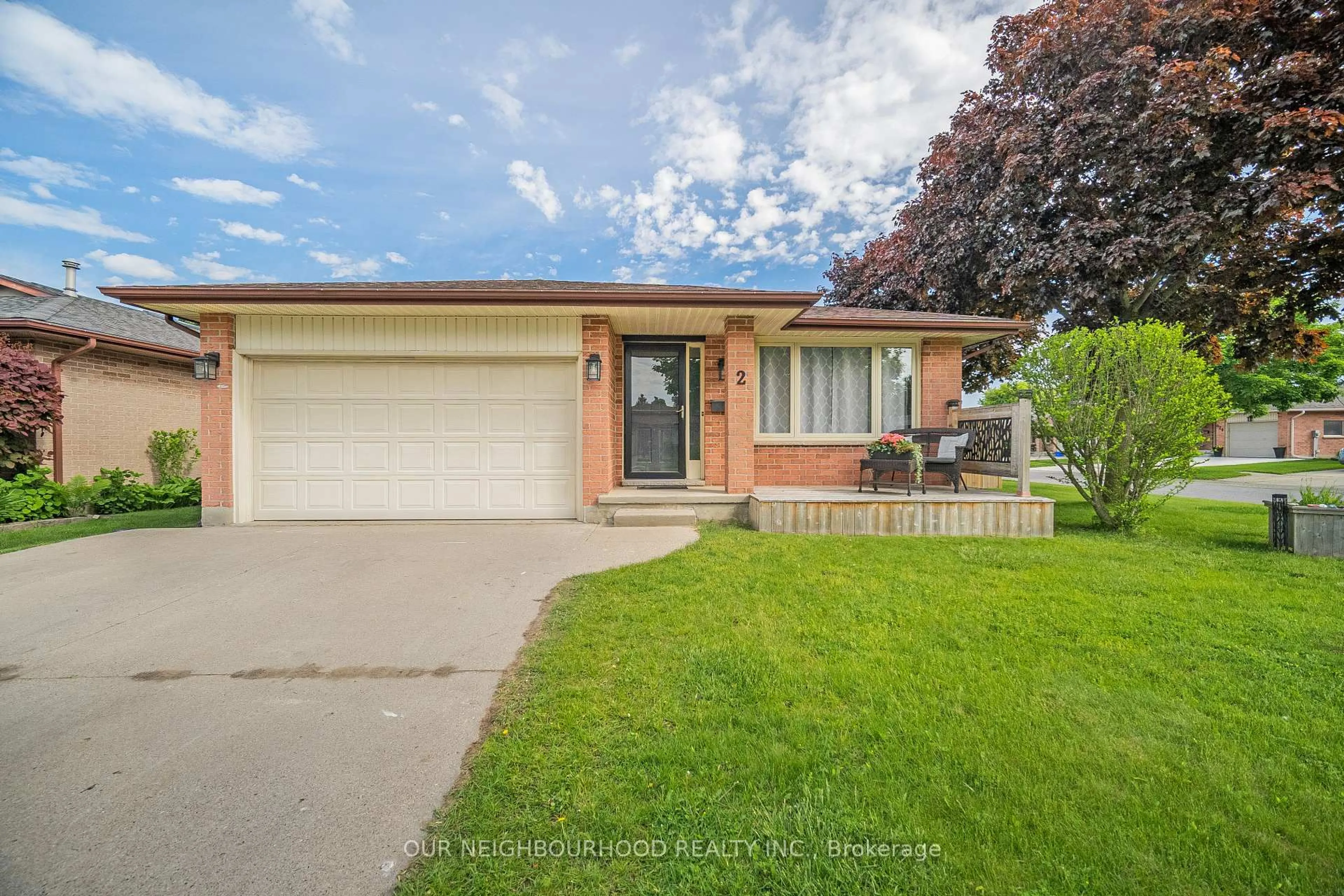 Home with brick exterior material, street for 2 Woodfern Rd, London East Ontario N5W 5X7