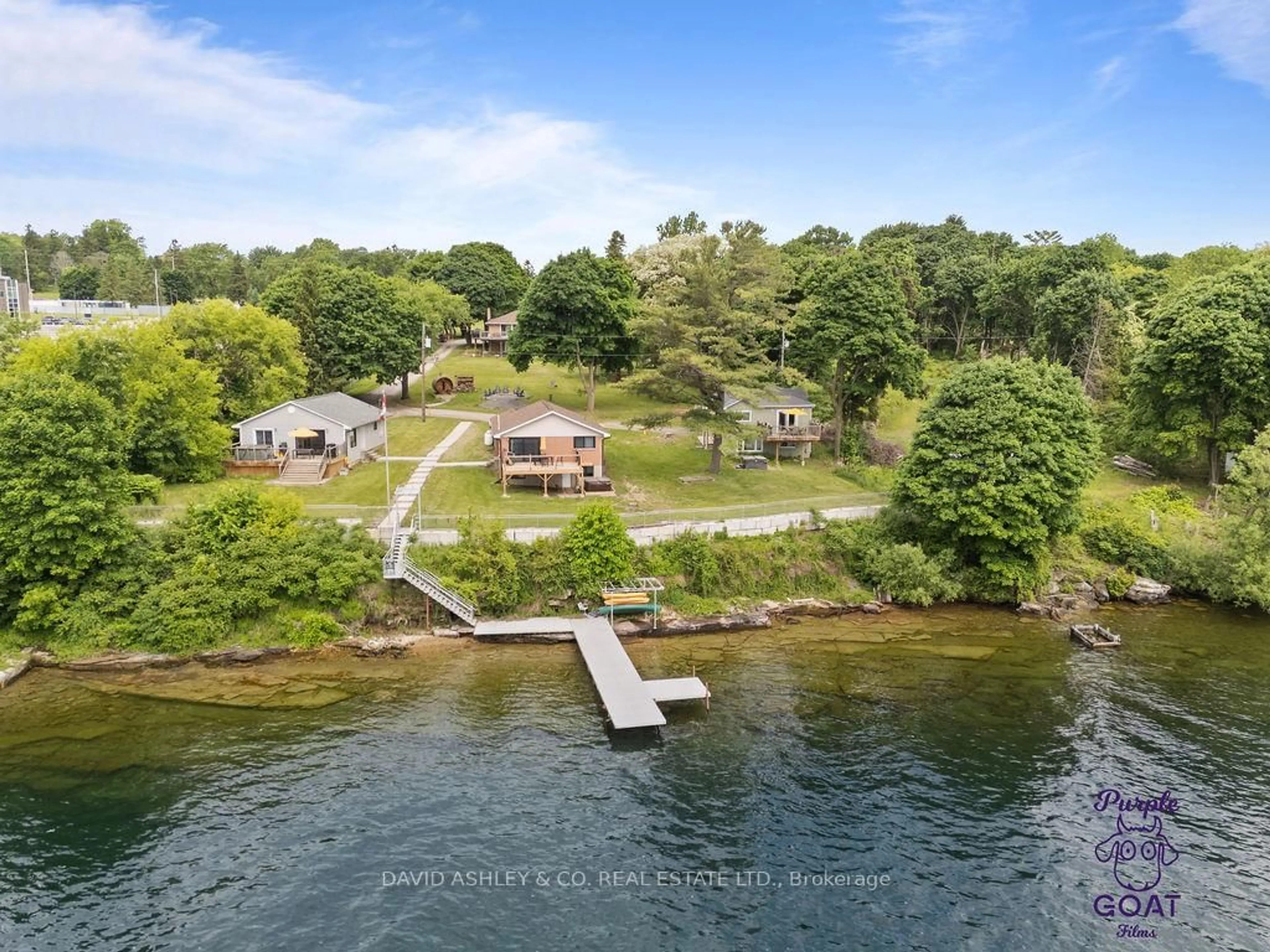 A pic from outside/outdoor area/front of a property/back of a property/a pic from drone, water/lake/river/ocean view for 809-811 HILMOR Terr #1,2,3,4,5, Elizabethtown-Kitley Ontario K6V 7G3
