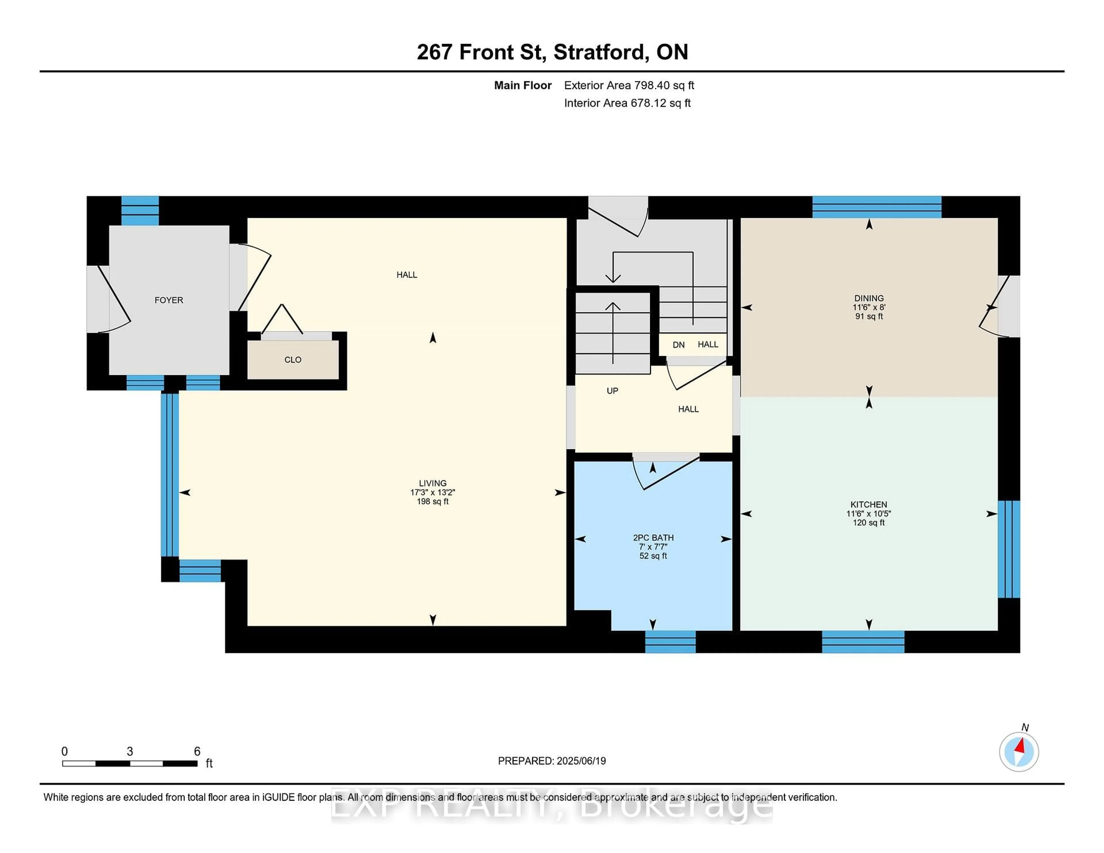 Floor plan for 267 FRONT St, Stratford Ontario N5A 4J1