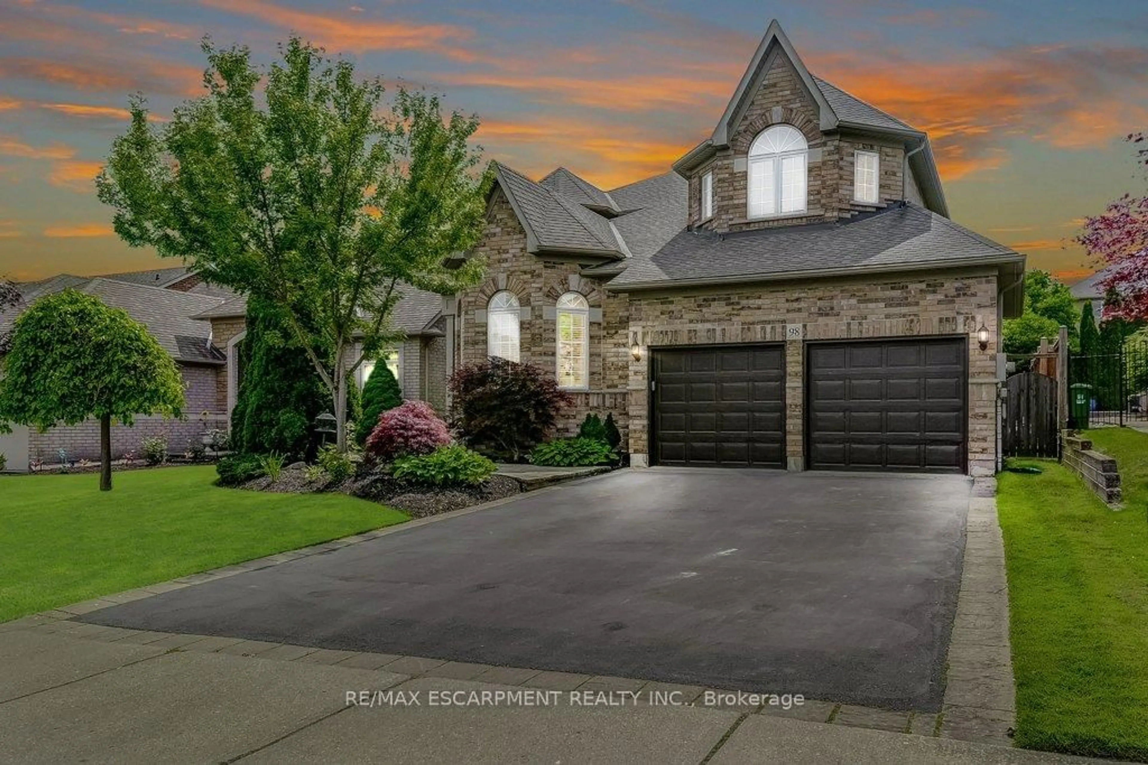 Home with brick exterior material, street for 98 Davidson Blvd, Hamilton Ontario L9H 7M4