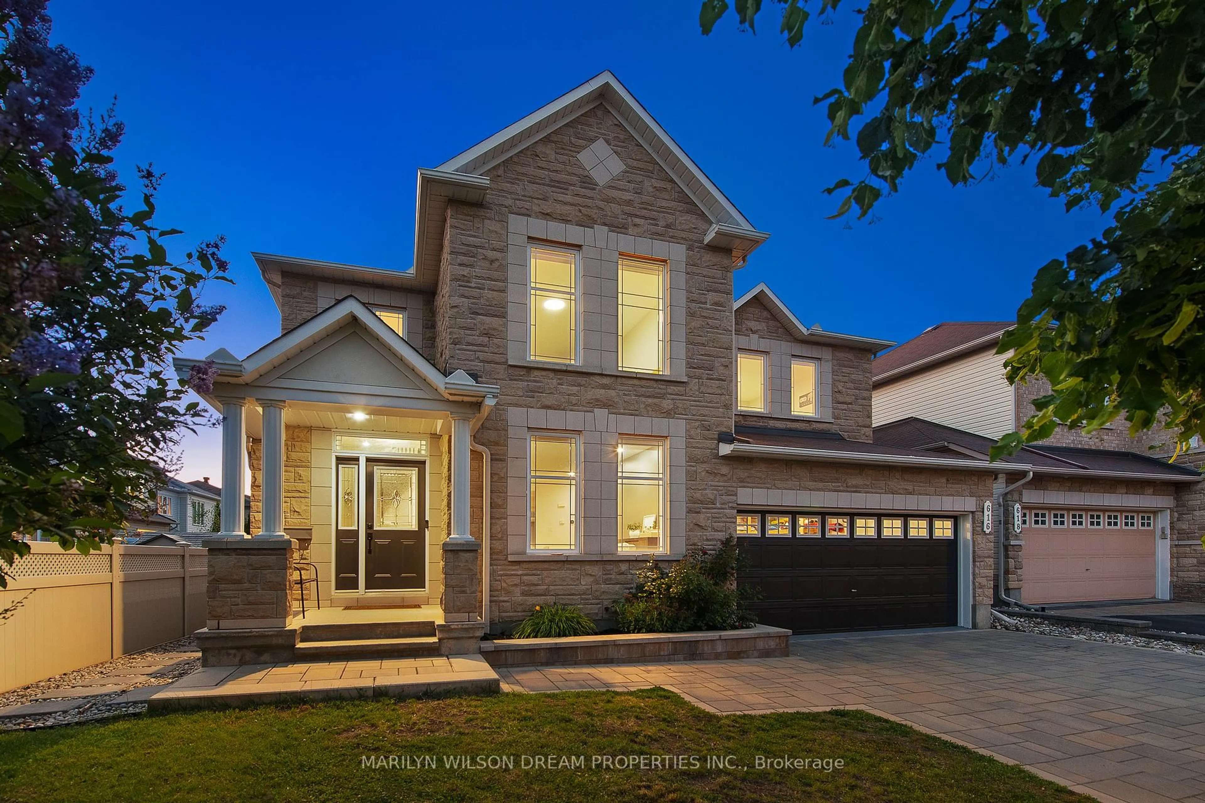 Home with brick exterior material, street for 616 New Liskeard Cres, Ottawa Ontario K2J 0N4