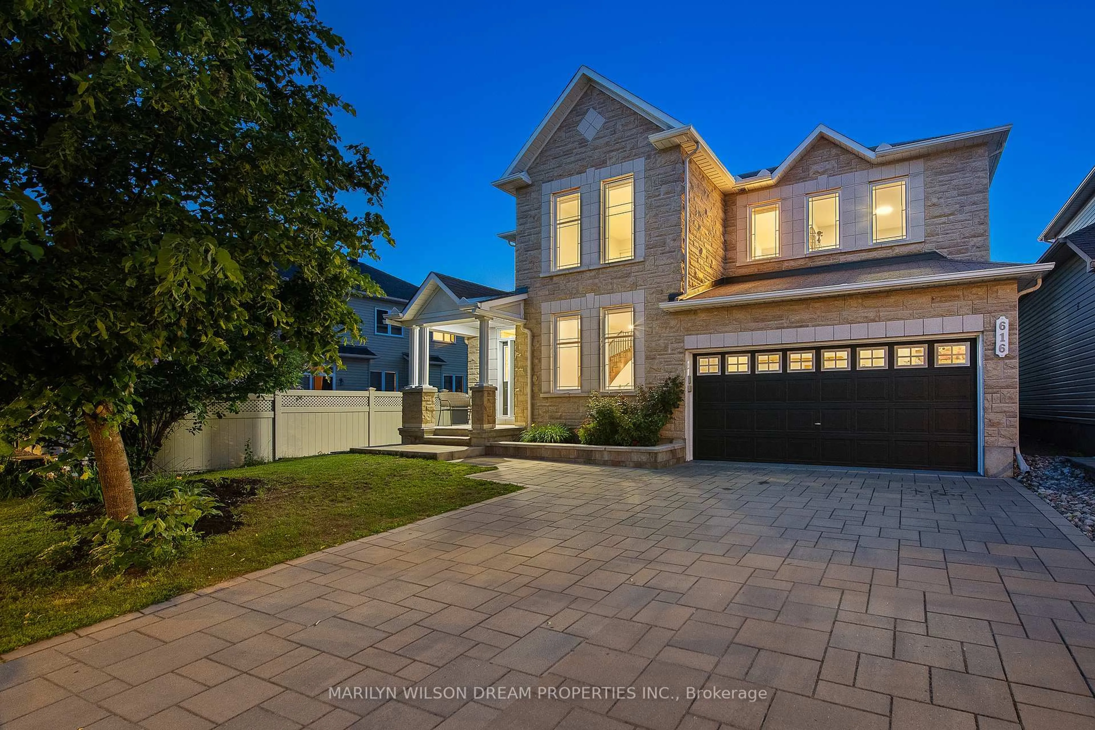 Home with brick exterior material, street for 616 New Liskeard Cres, Ottawa Ontario K2J 0N4