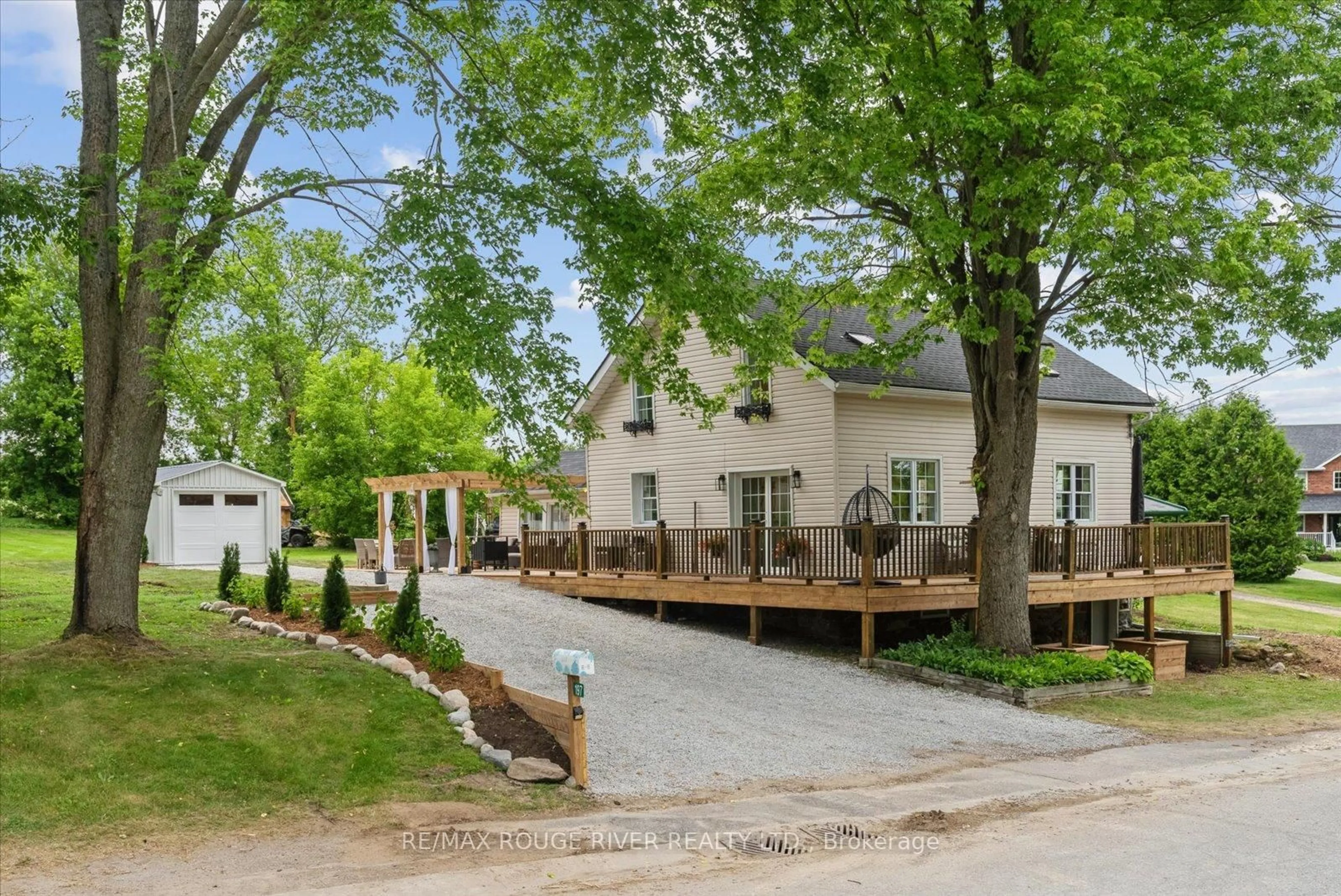 Patio, street for 197 Ballyduff Rd, Kawartha Lakes Ontario L0A 1K0