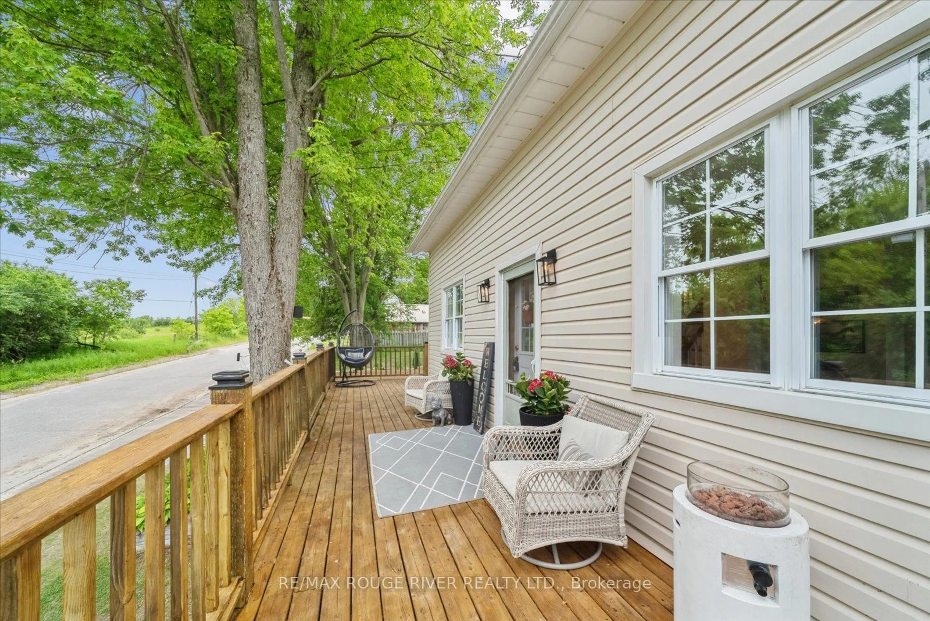 Patio, water/lake/river/ocean view for 197 Ballyduff Rd, Kawartha Lakes Ontario L0A 1K0