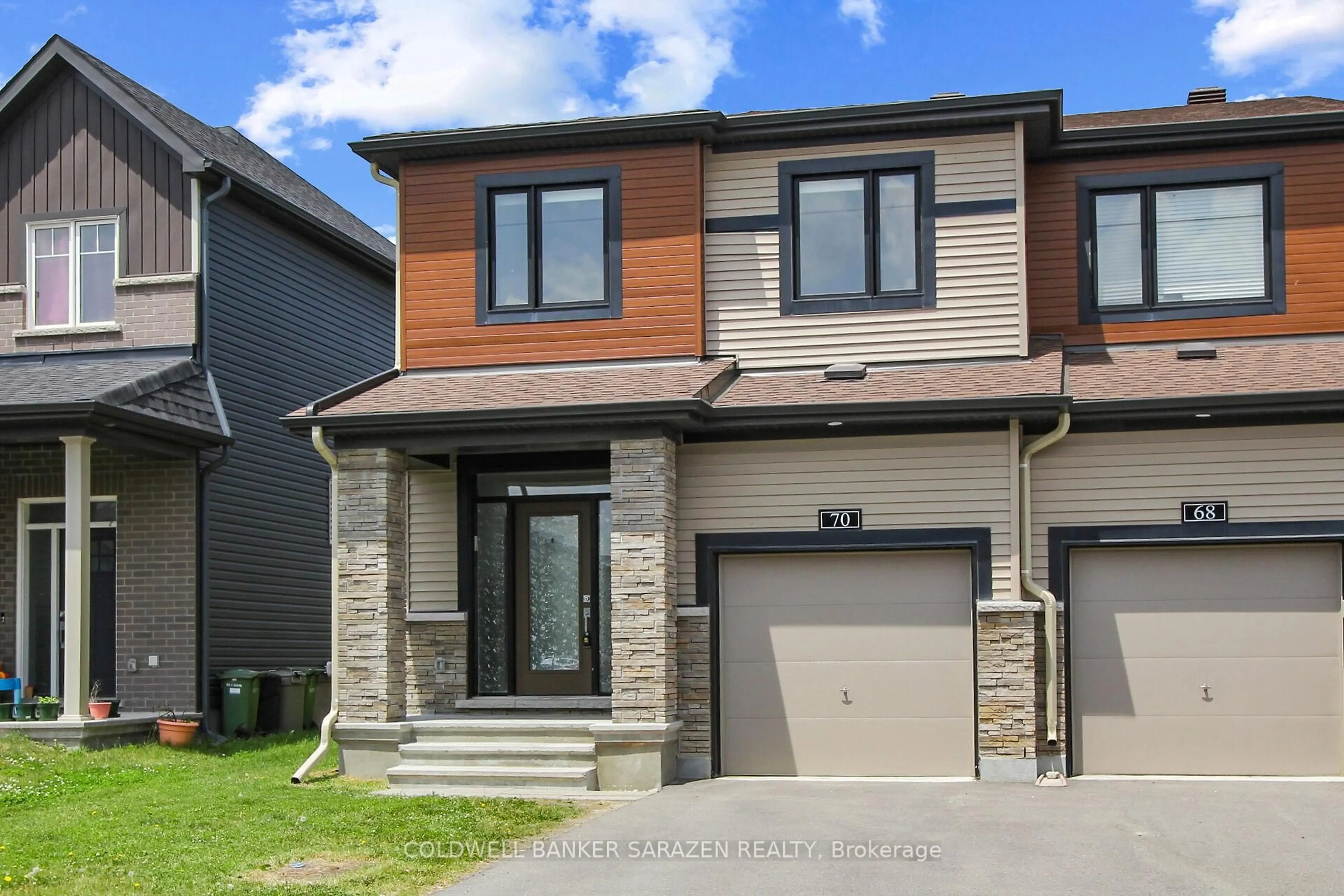 Home with brick exterior material, street for 70 Natare Pl, Ottawa Ontario K2T 0P3