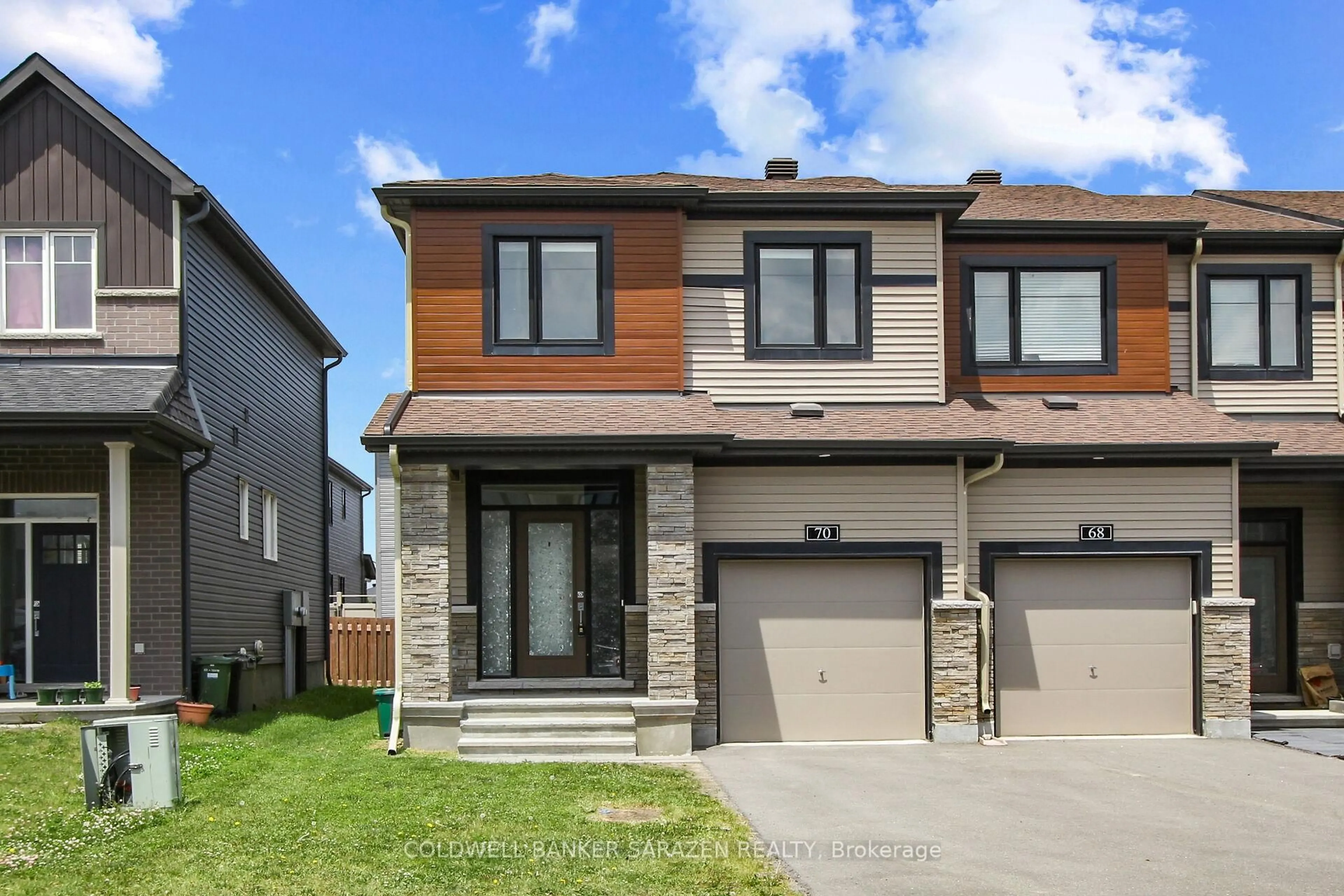 Home with brick exterior material, street for 70 Natare Pl, Ottawa Ontario K2T 0P3