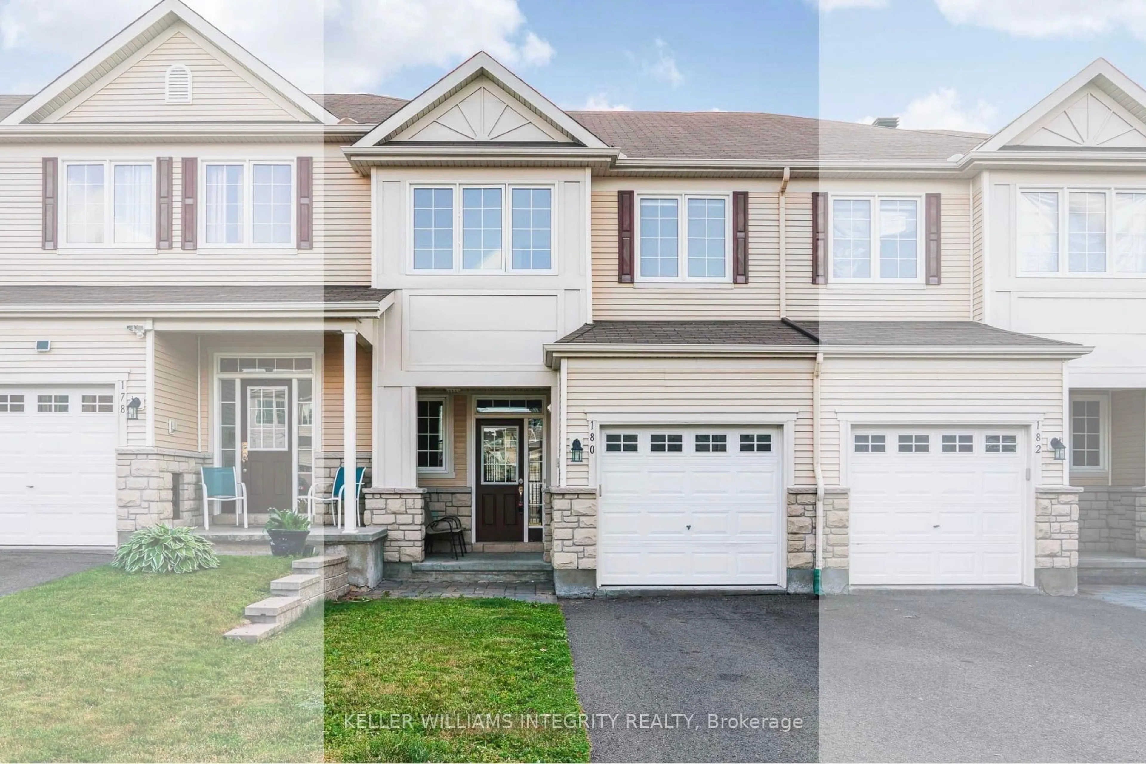 Home with vinyl exterior material, street for 180 Laramie Cres, Ottawa Ontario K2J 5Y3