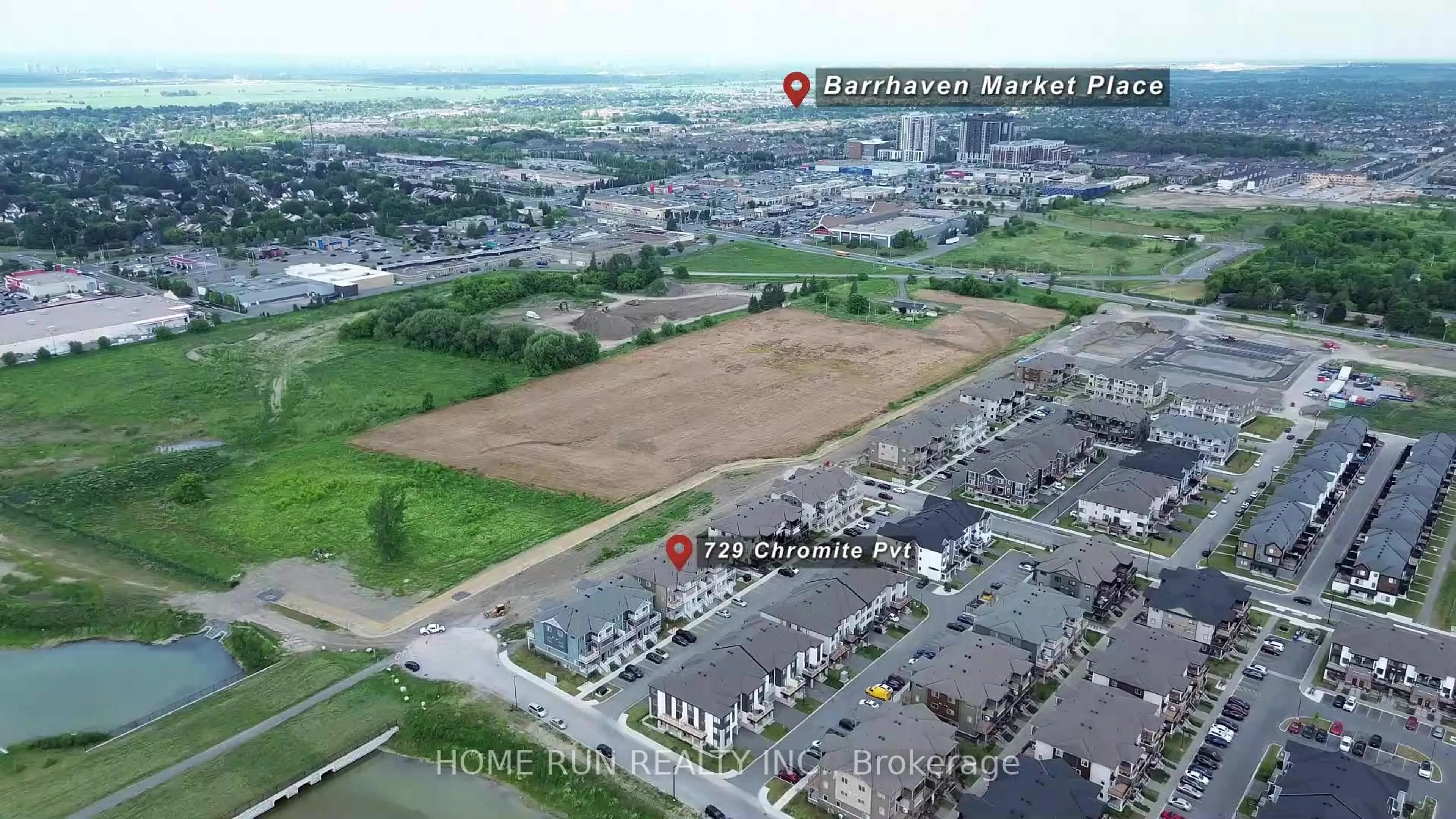 A pic from outside/outdoor area/front of a property/back of a property/a pic from drone, street for 729 CHROMITE Private, Ottawa Ontario K2J 7J2