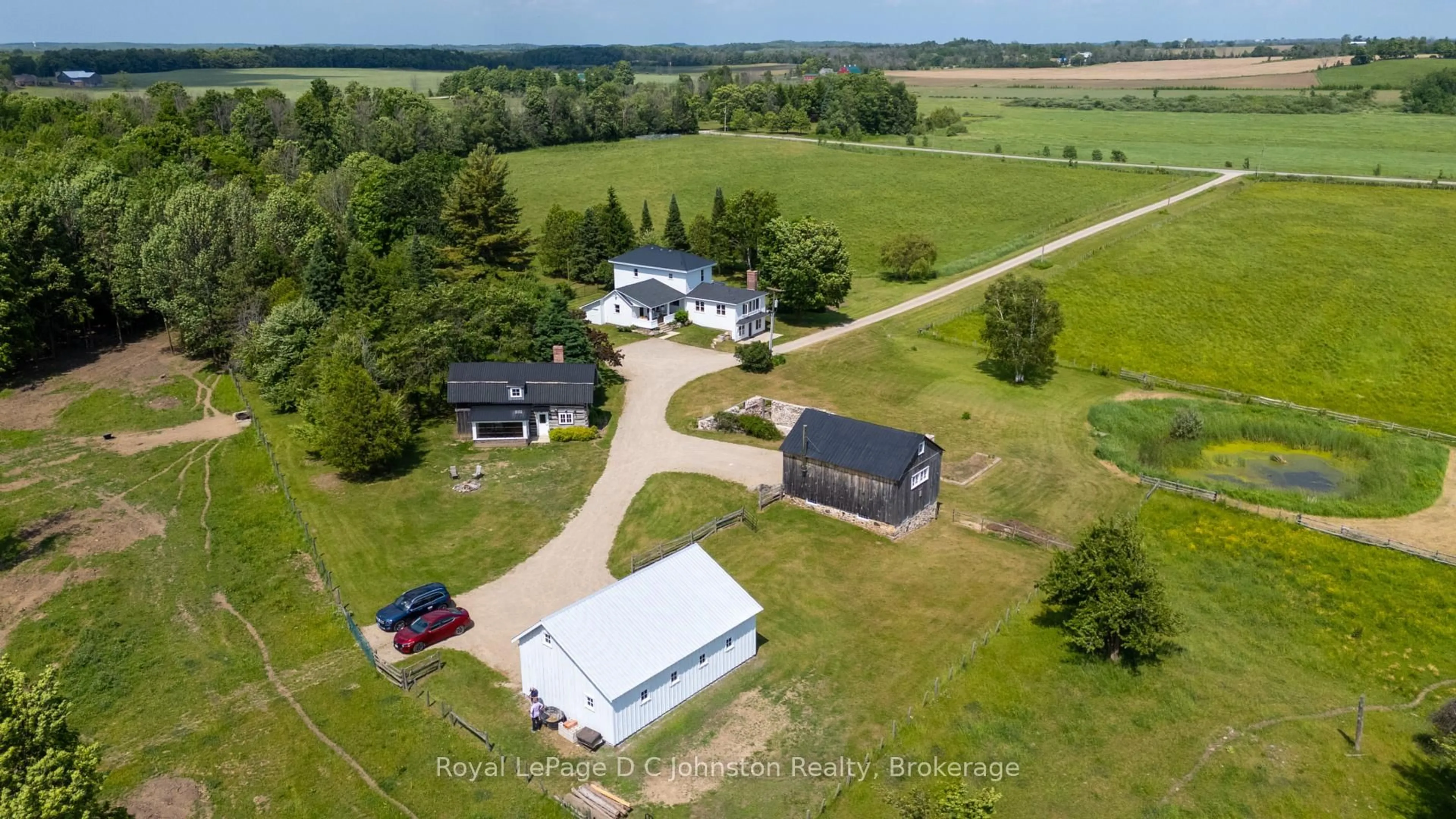 A pic from outside/outdoor area/front of a property/back of a property/a pic from drone, building for 1565 B Line, Arran-Elderslie Ontario N0H 2L0