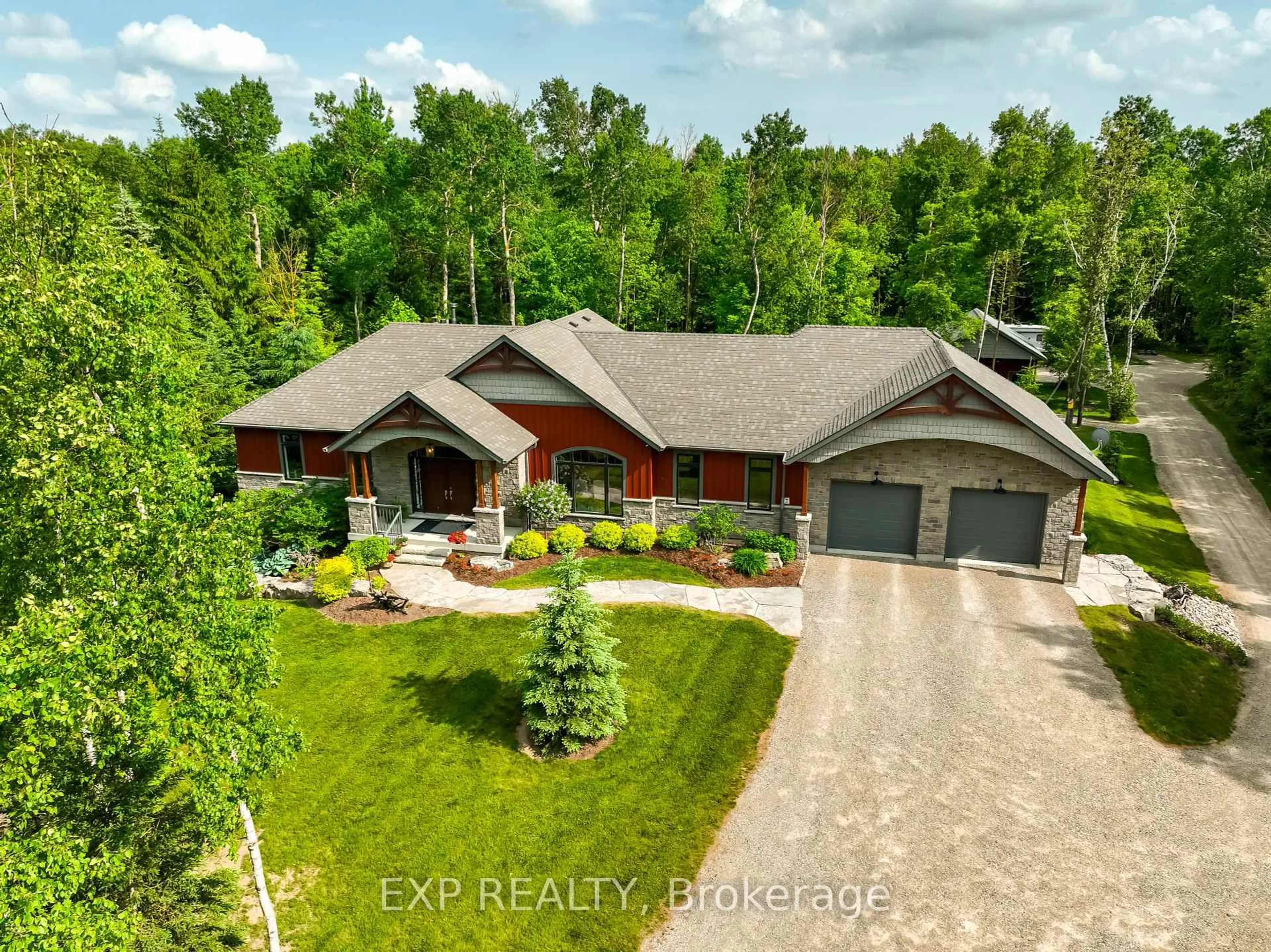 A pic from outside/outdoor area/front of a property/back of a property/a pic from drone, unknown for 282258 Concession 4-5 Rd, East Luther Grand Valley Ontario L9W 0W4