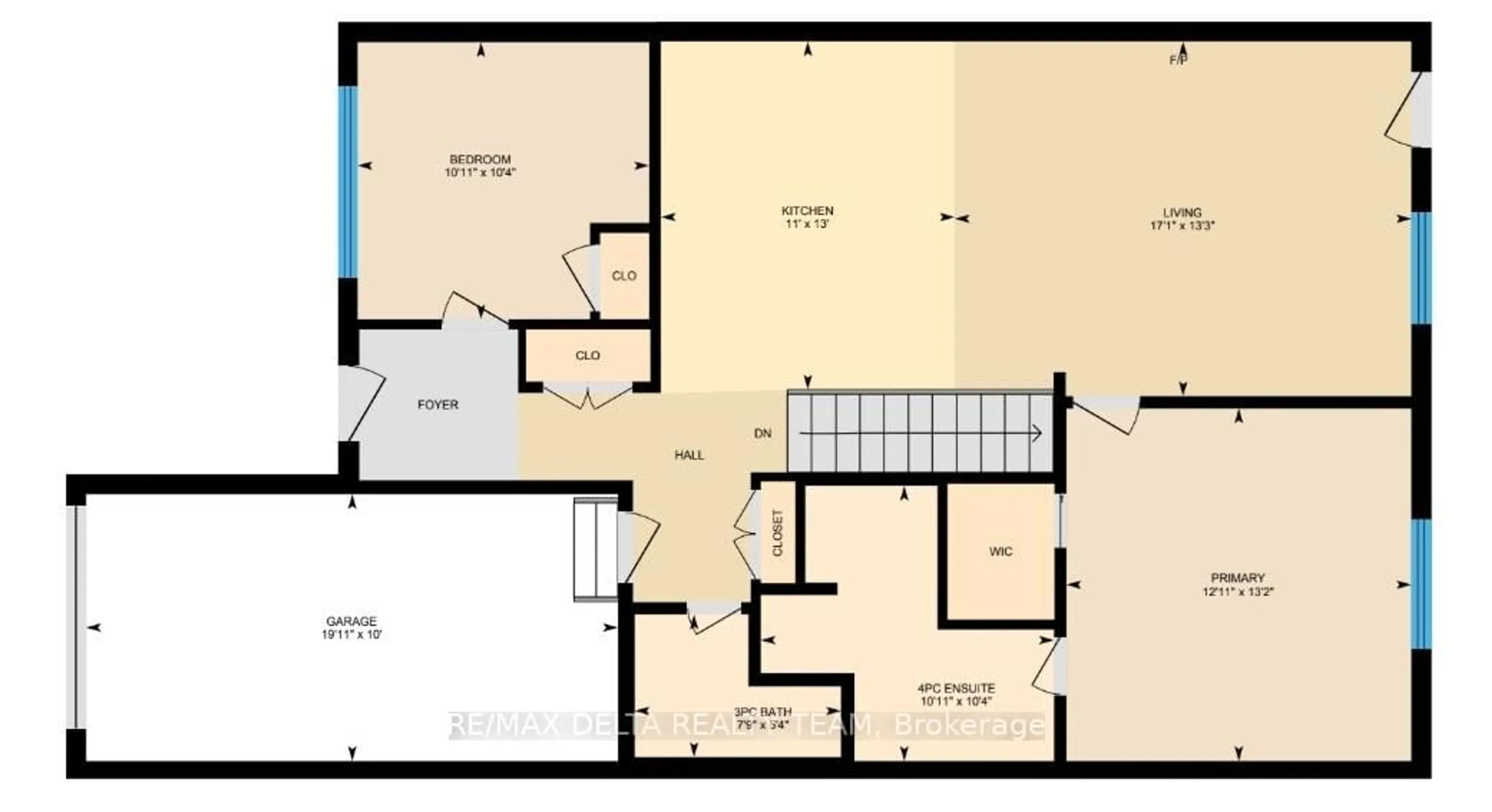Floor plan for 304 BOBOLINK Rdge, Ottawa Ontario K2V 0B1