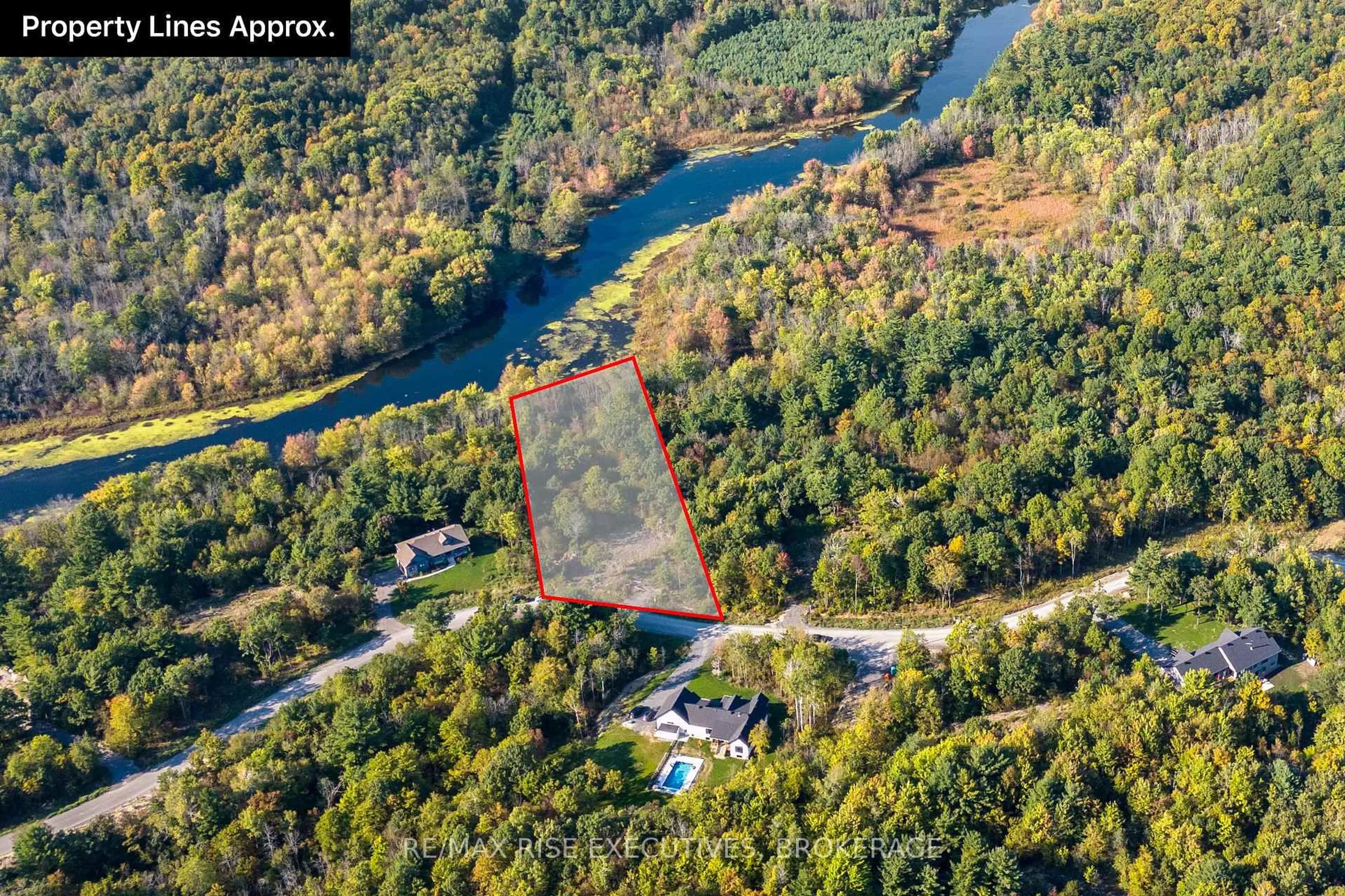 A pic from outside/outdoor area/front of a property/back of a property/a pic from drone, water/lake/river/ocean view for LOT B3 HETU Rd, Front of Leeds & Seeleys Bay Ontario K7G 2V3