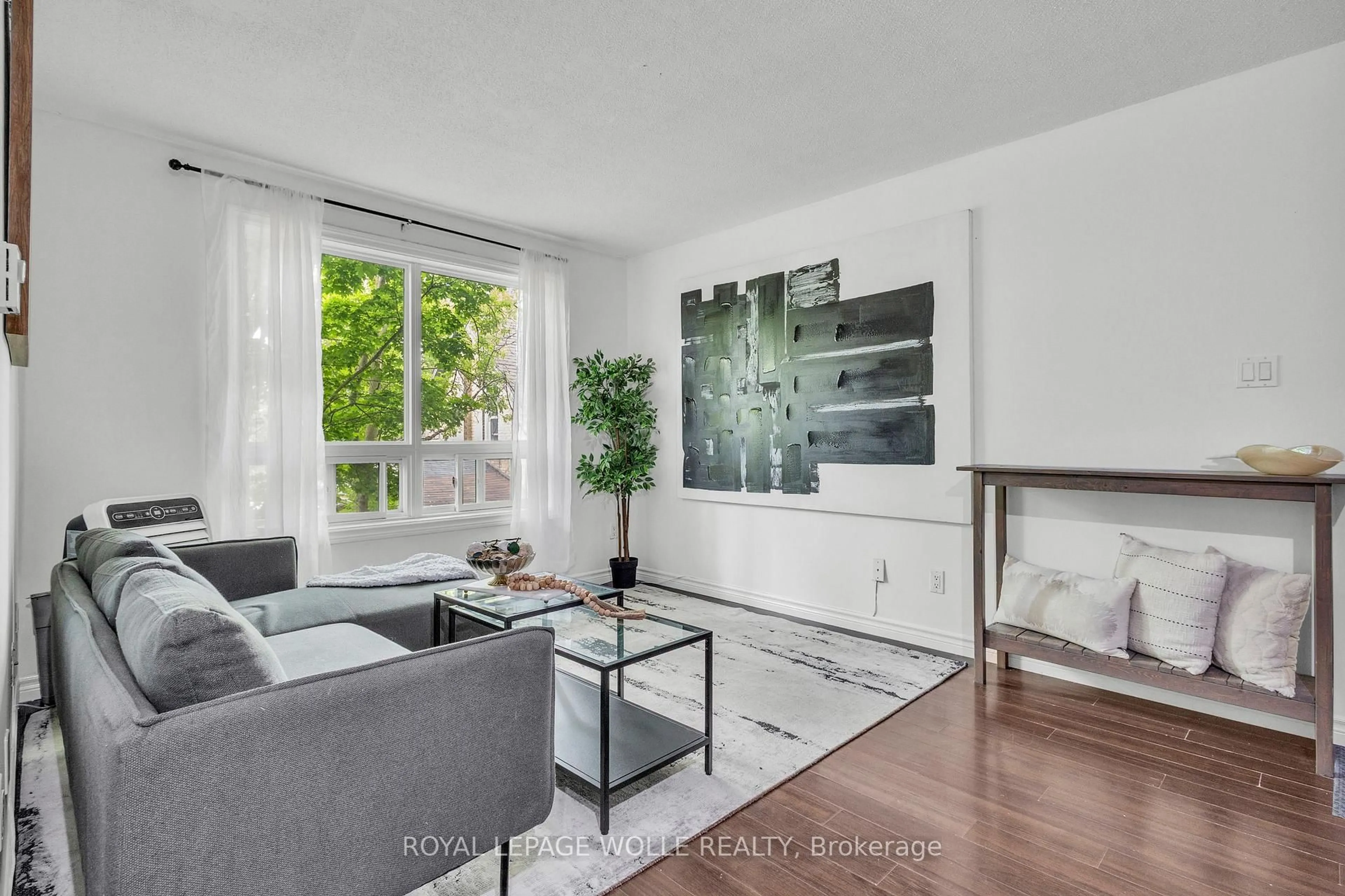 Living room with furniture, unknown for 119 Cedar St #7, Kitchener Ontario N2G 3L6