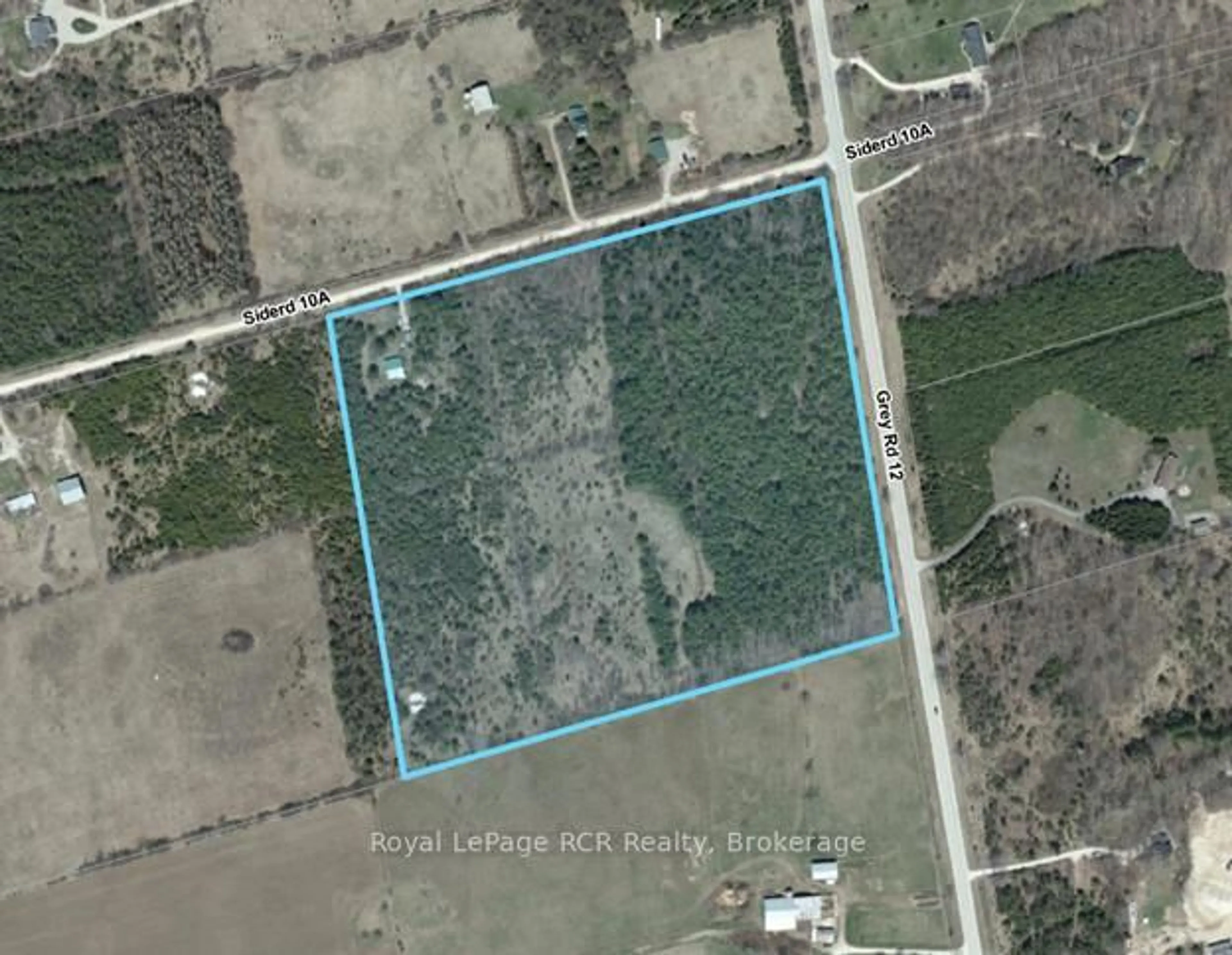 Picture of a map for 585250 Sideroad 10 A, Grey Highlands Ontario N0C 1H0