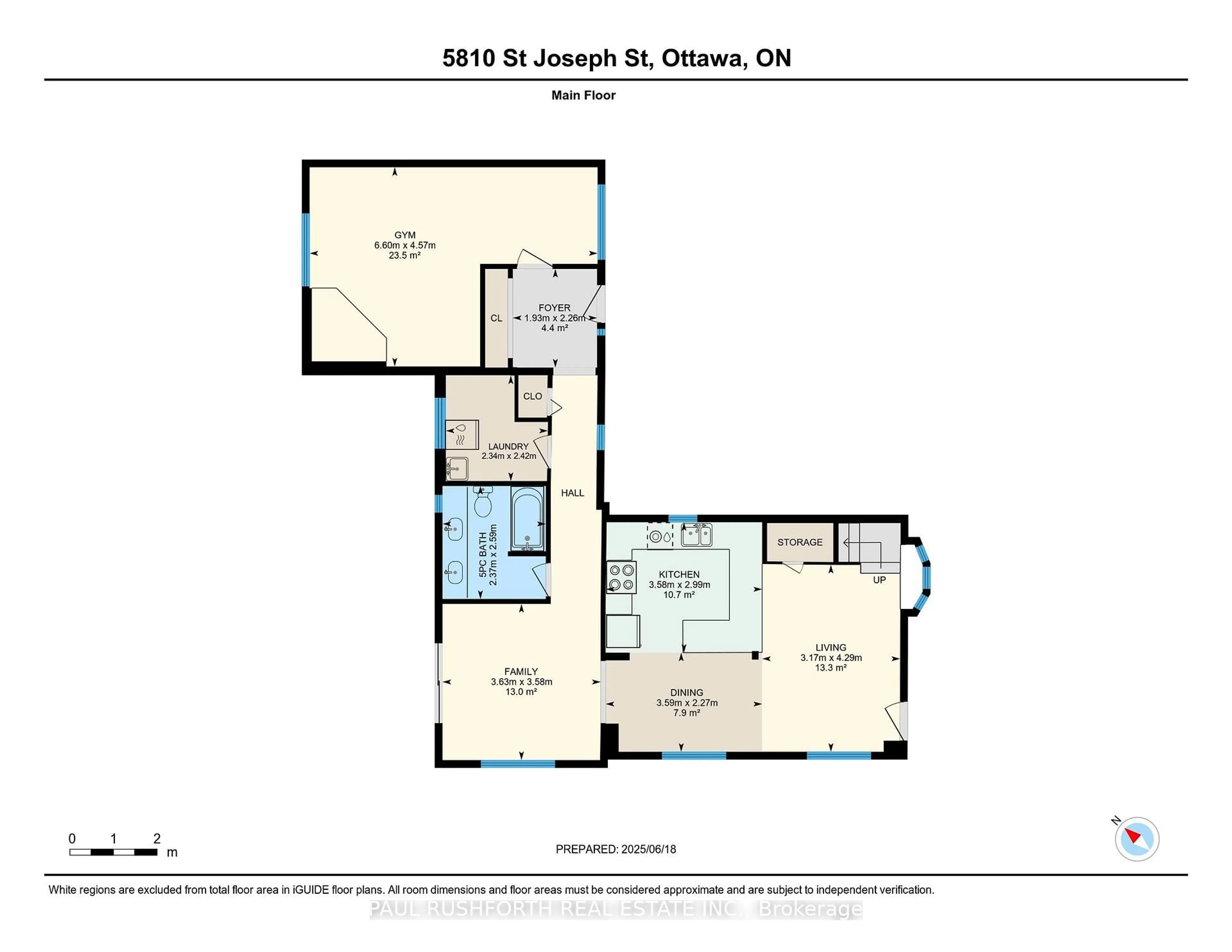Floor plan for 5810 St. Joseph St, Vars Ontario K0A 3H0