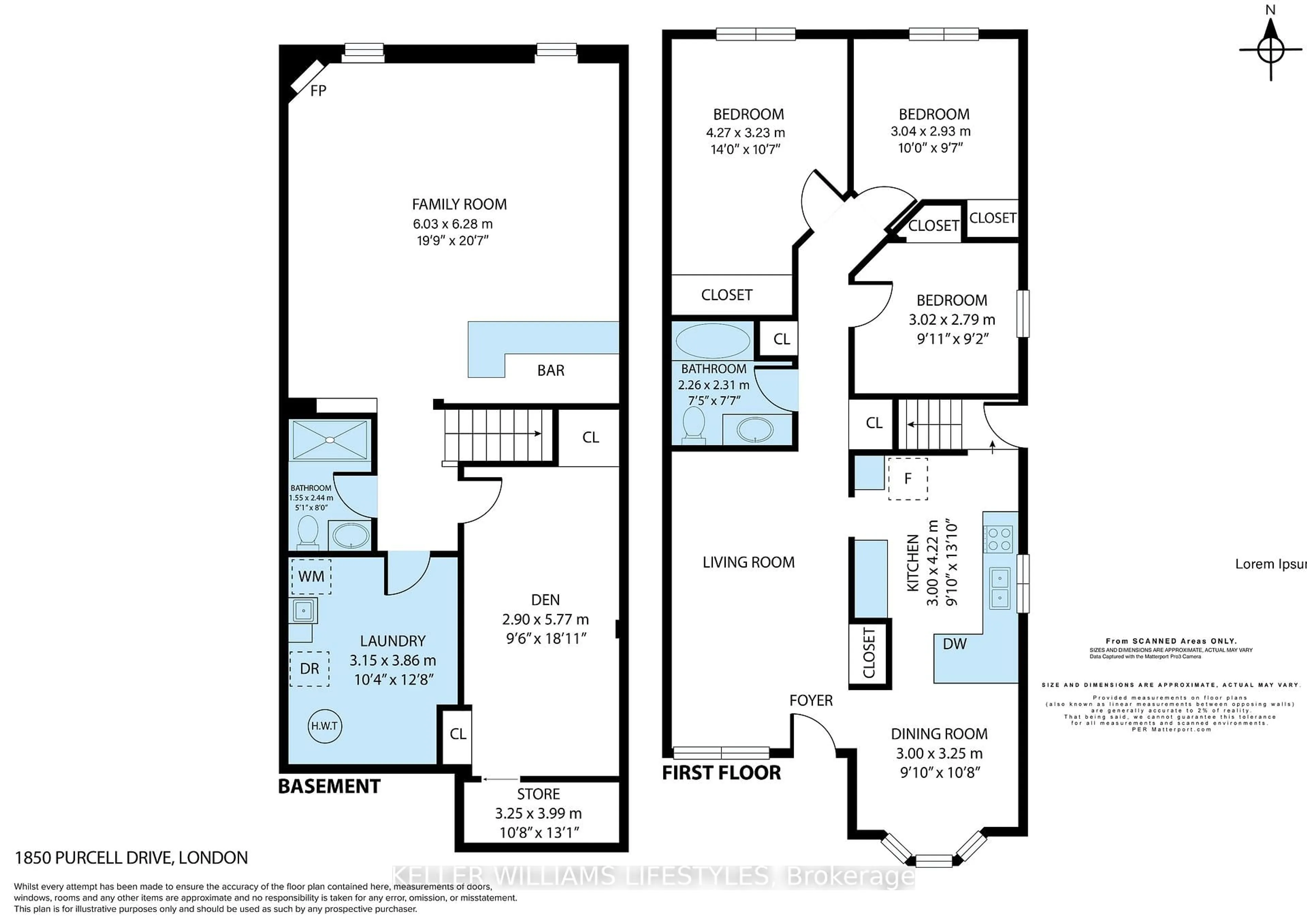 Floor plan for 1850 Purcell Dr, London East Ontario N5W 6E3