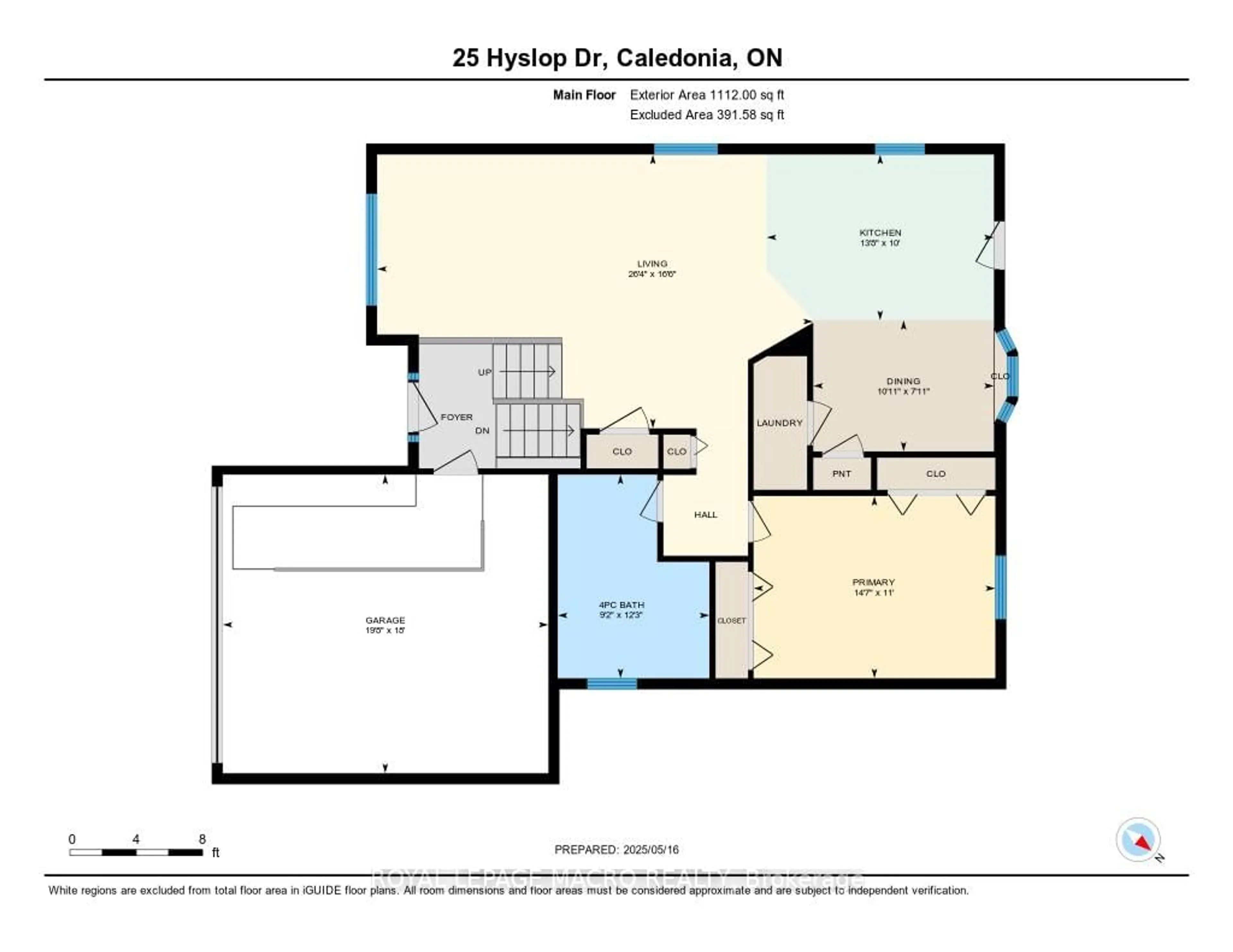 Floor plan for 25 Hyslop Dr, Haldimand Ontario N3W 2L2