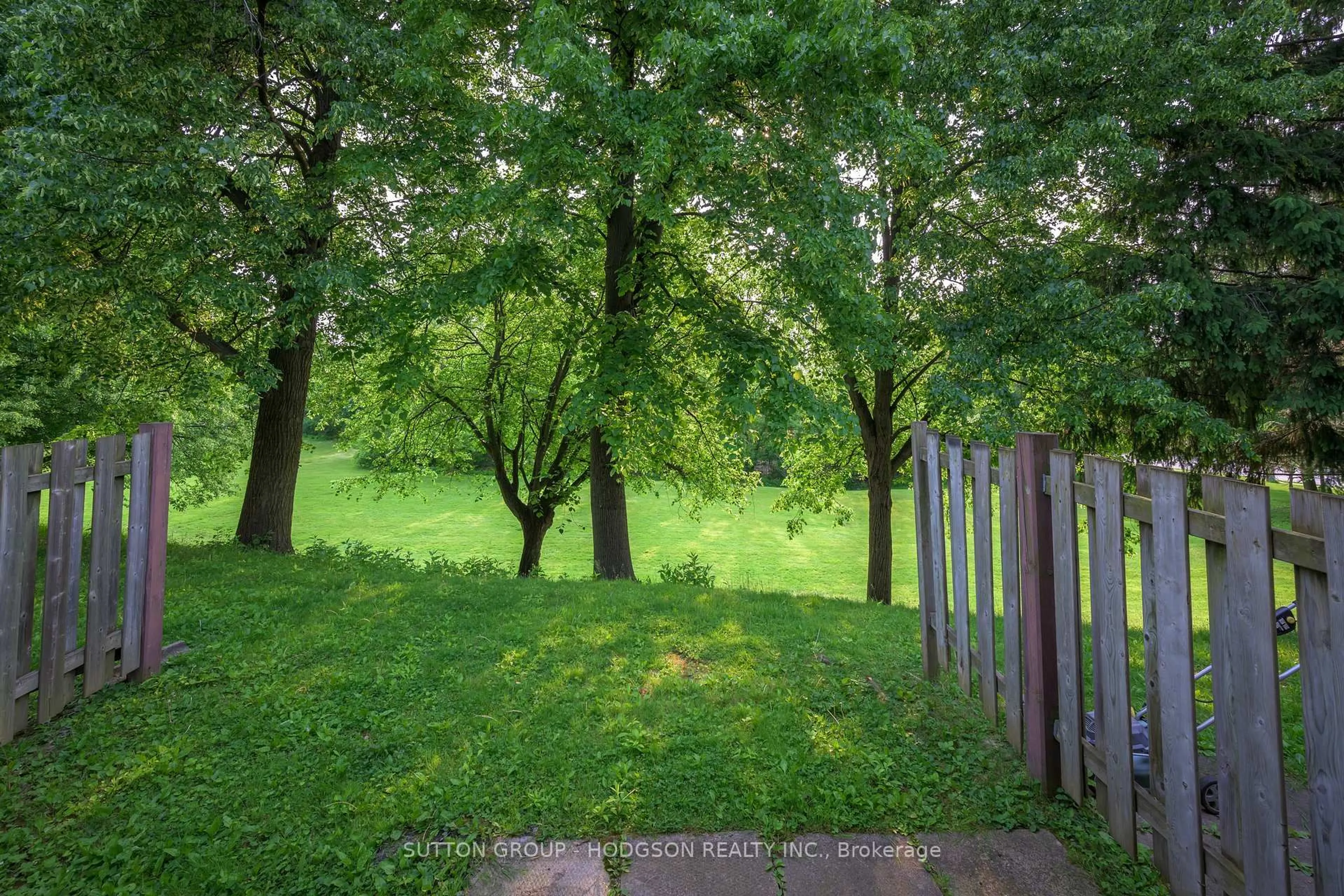 Patio, forest/trees view for 40 Summit Ave #114, London North Ontario N6H 4S3
