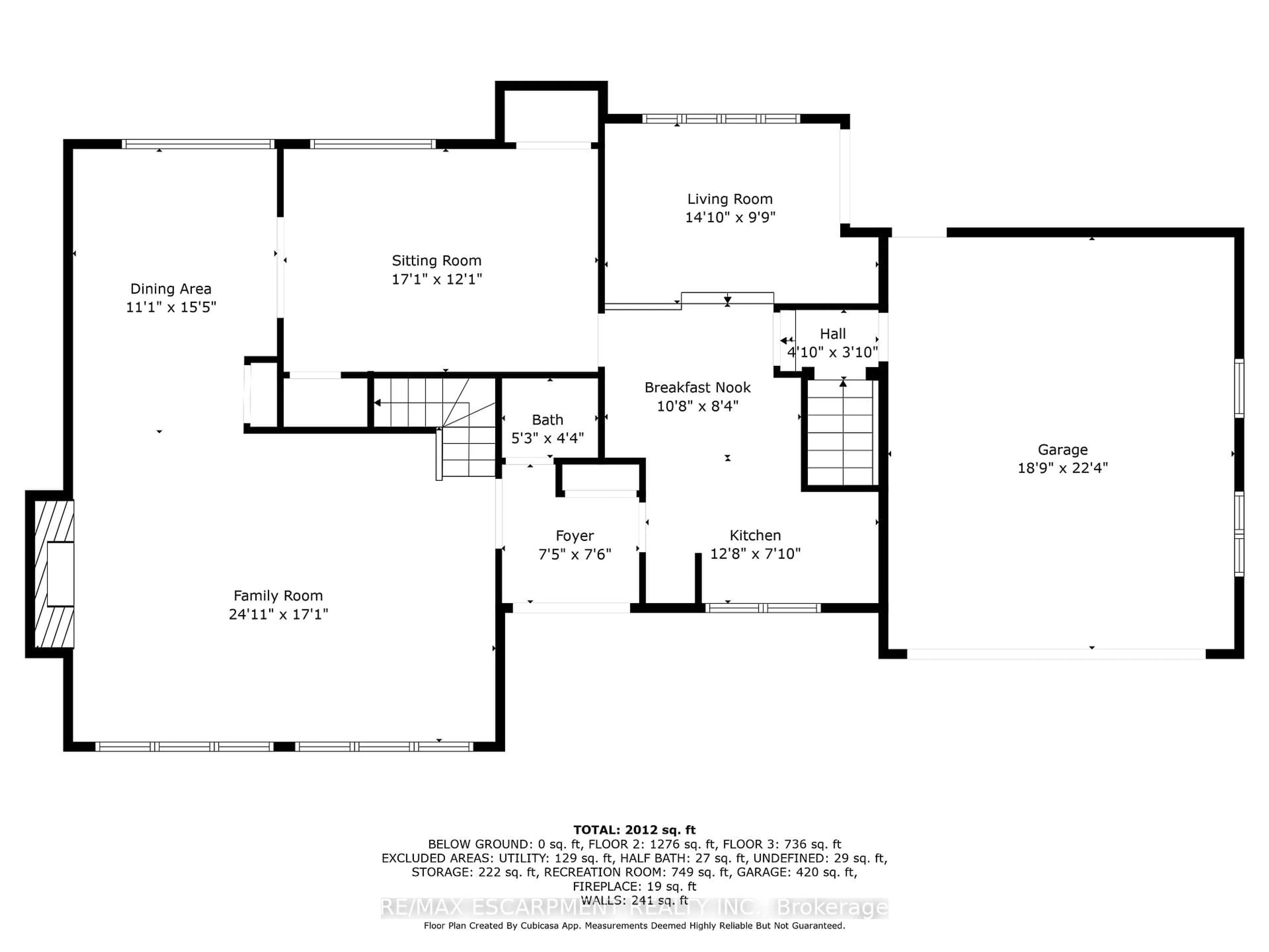 Floor plan for 3546 Eton Cres, Niagara Falls Ontario L2J 3B5