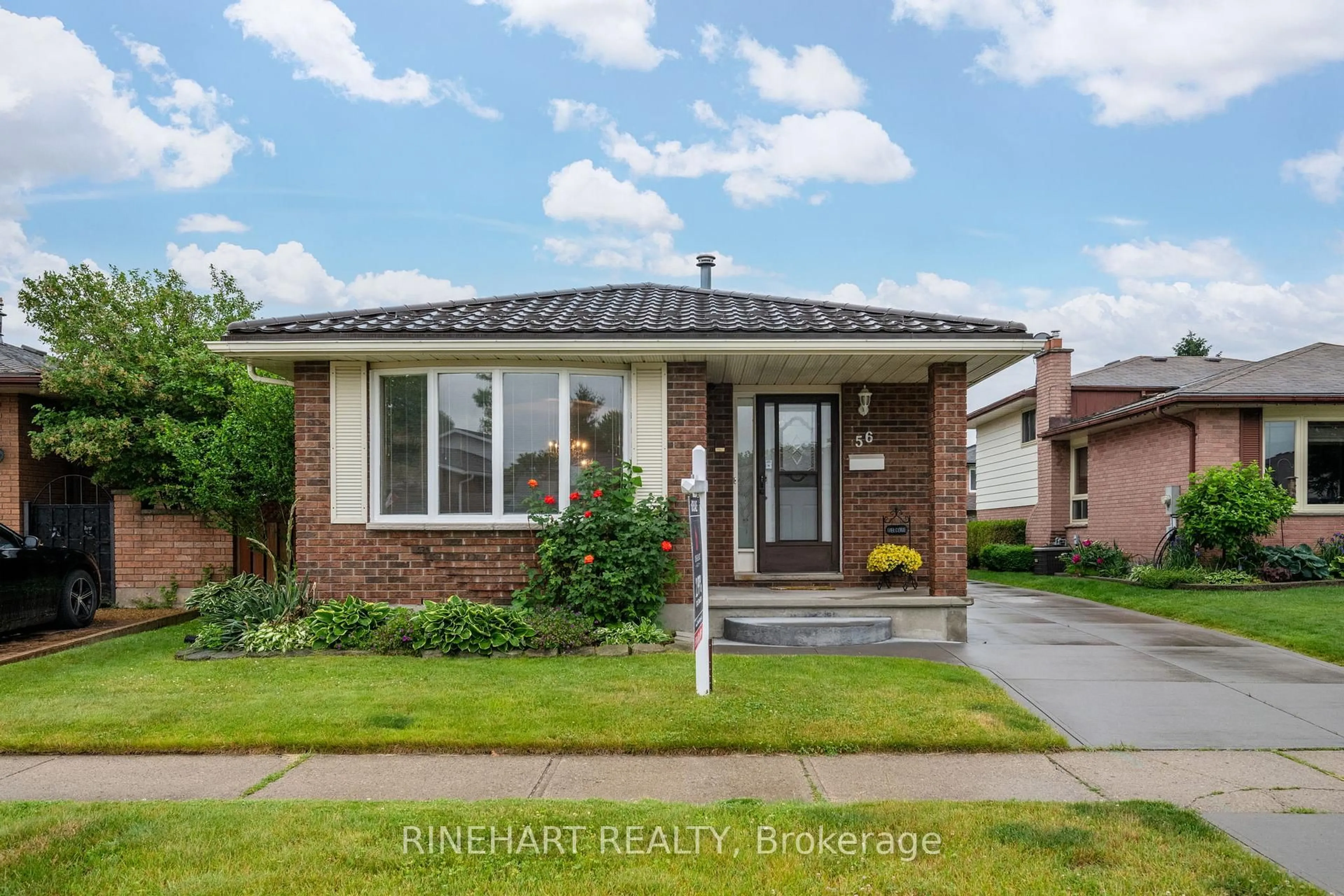 Home with brick exterior material, street for 56 Classic Cres, London East Ontario N5W 5T8
