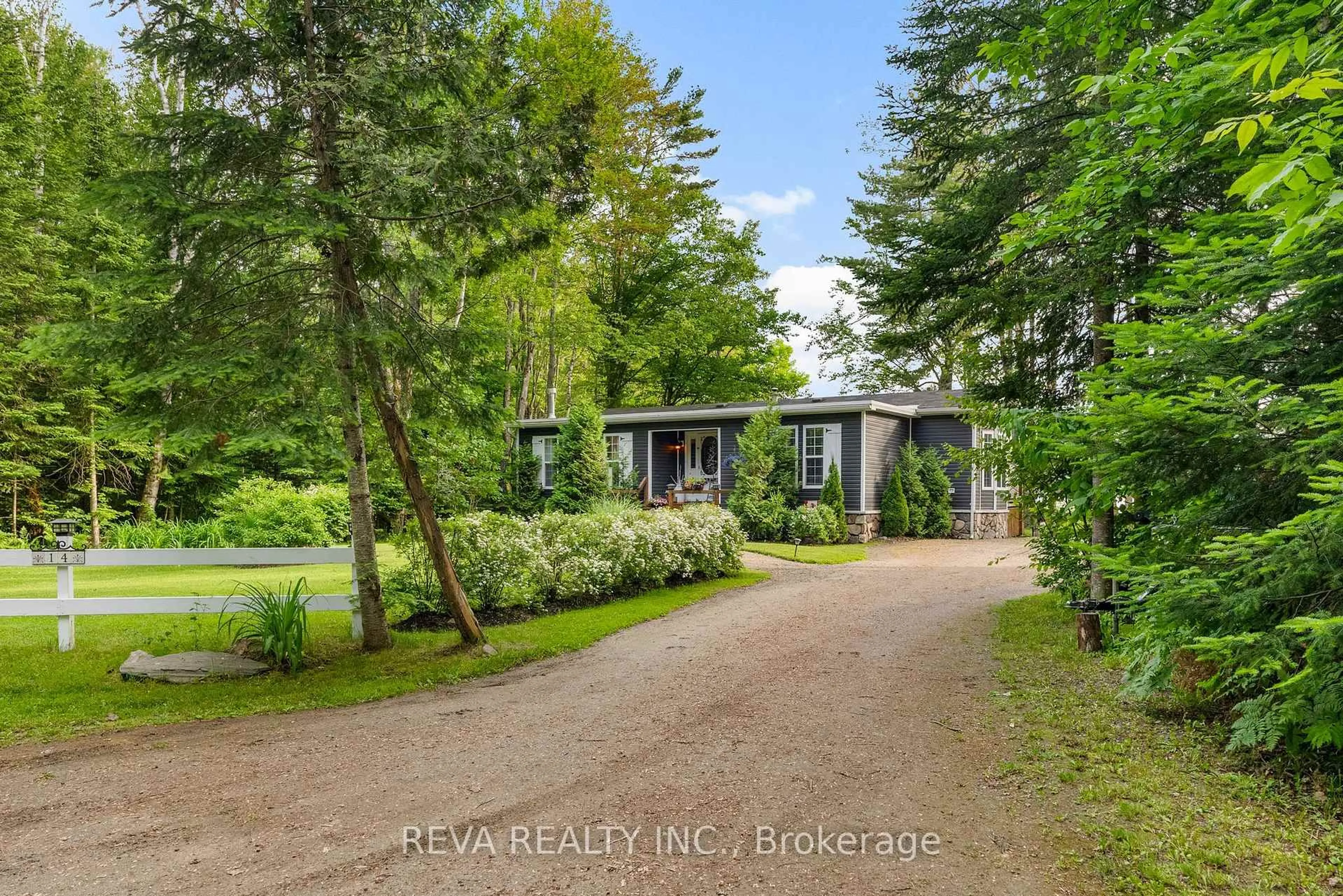 A pic from outside/outdoor area/front of a property/back of a property/a pic from drone, forest/trees view for 14 Robinson Lane, Bancroft Ontario K0L 2L0