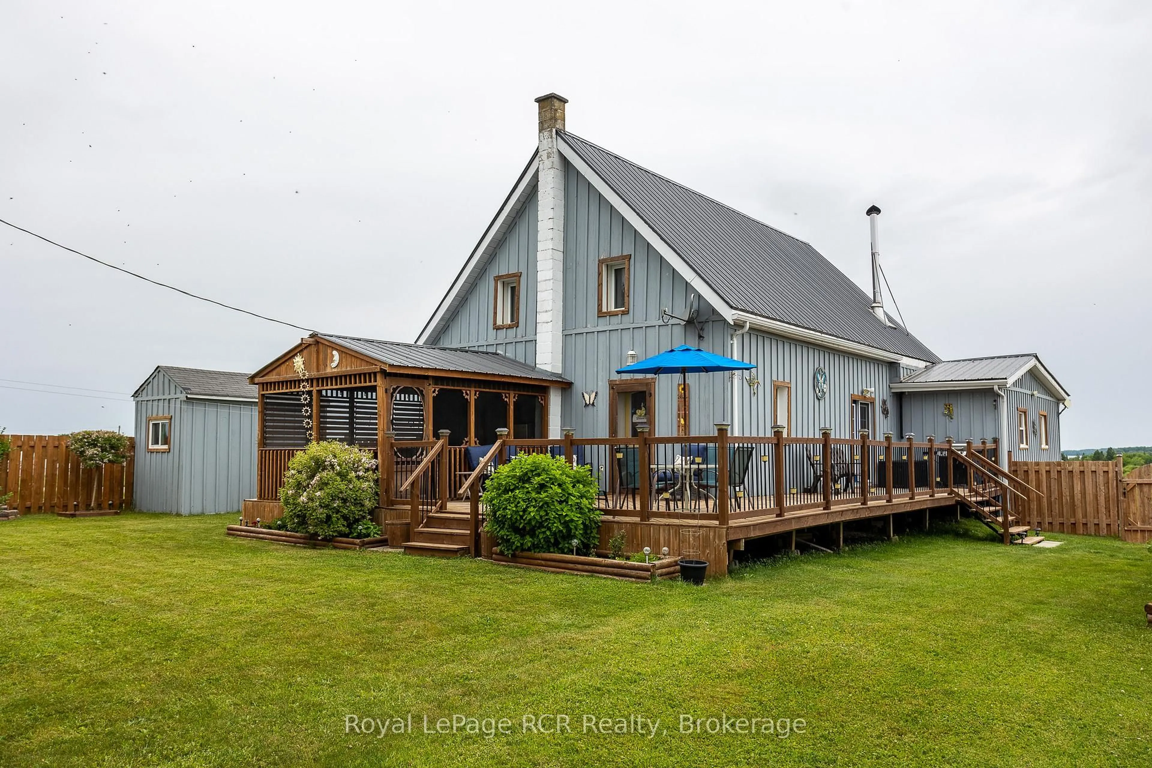 Patio, water/lake/river/ocean view for 406428 Grey Rd 4, Grey Highlands Ontario N0C 1E0