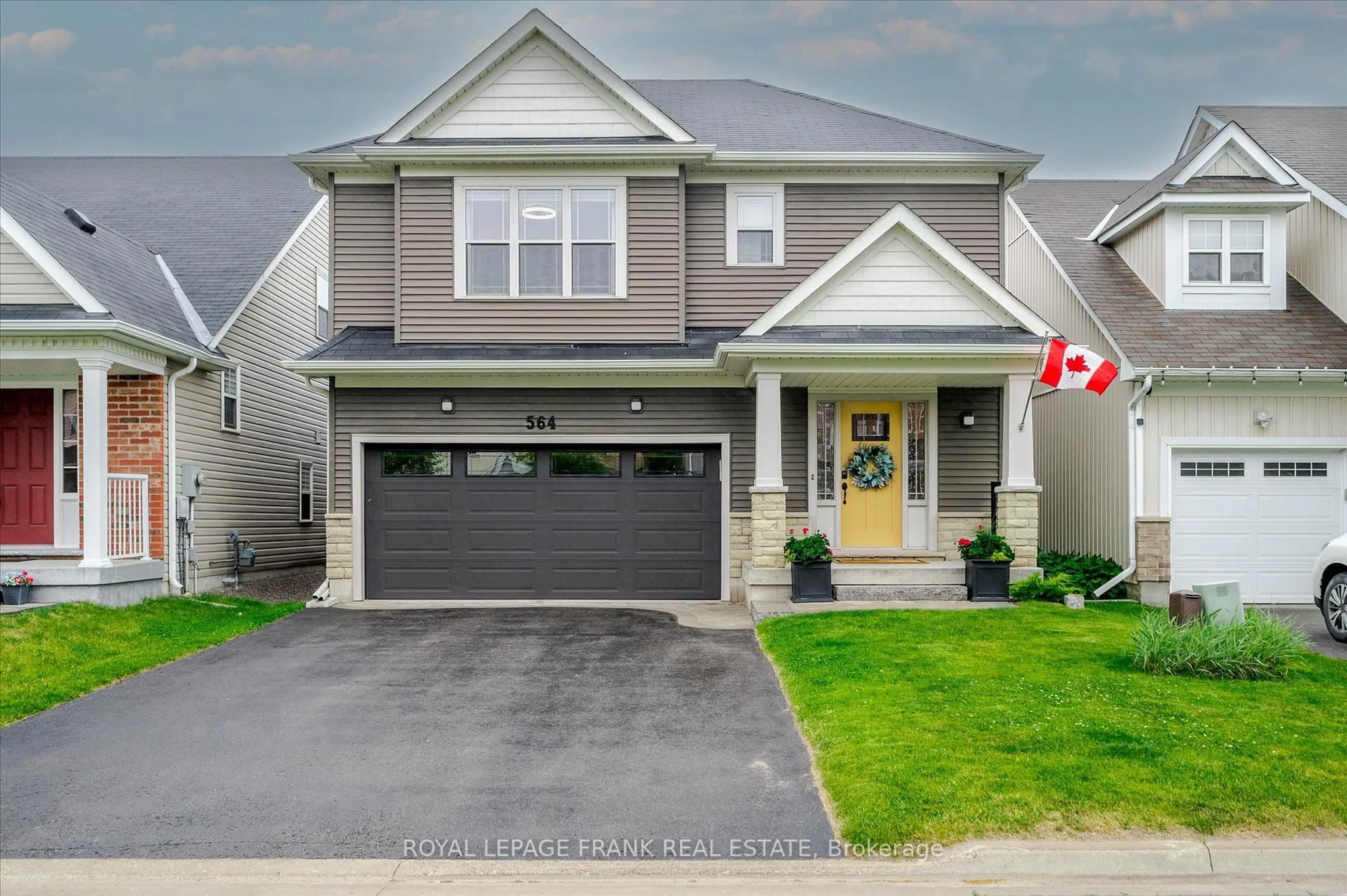 Home with vinyl exterior material, street for 564 Grange Way, Peterborough North Ontario K9H 0G5