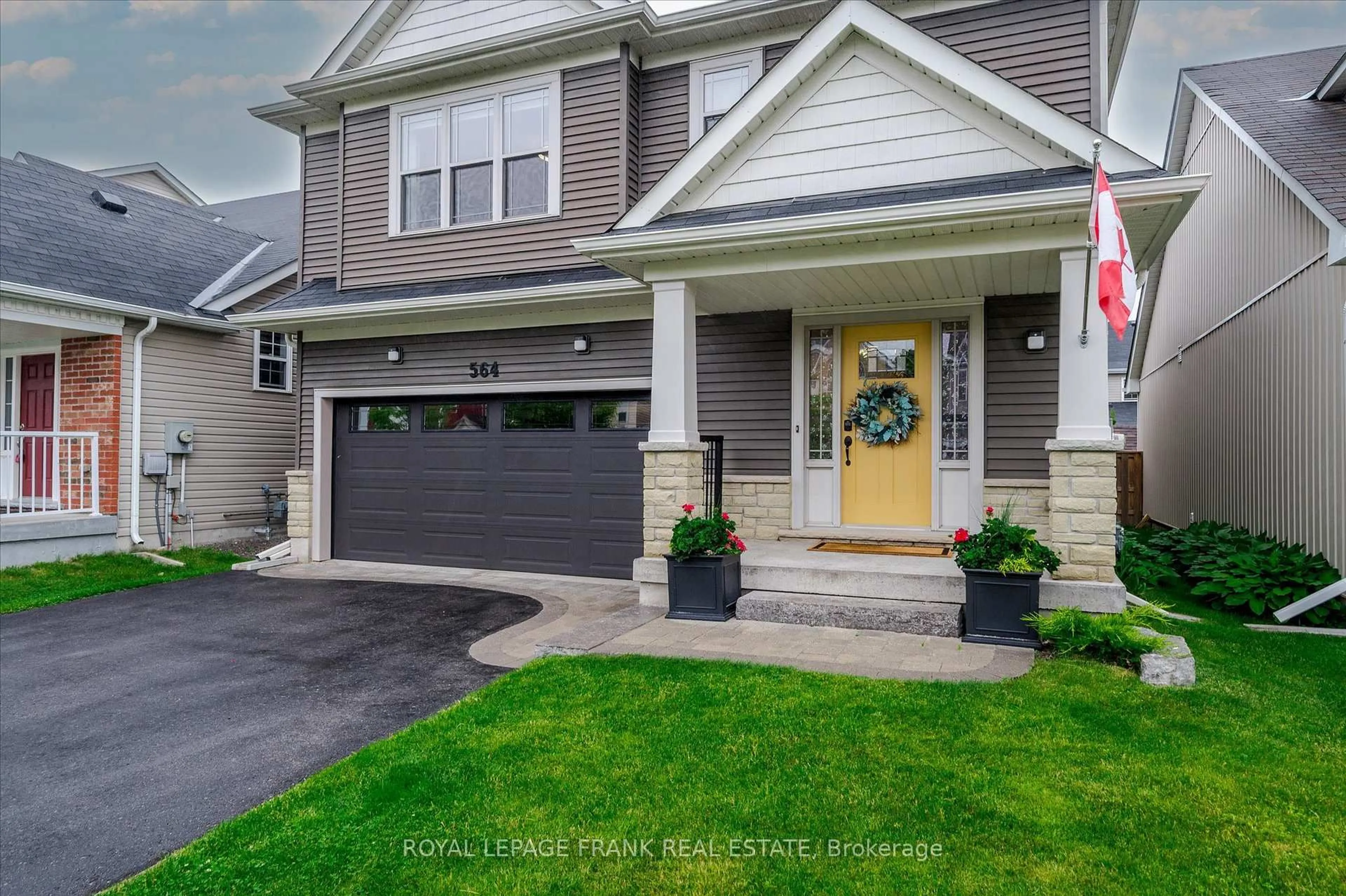 Home with vinyl exterior material, street for 564 Grange Way, Peterborough North Ontario K9H 0G5