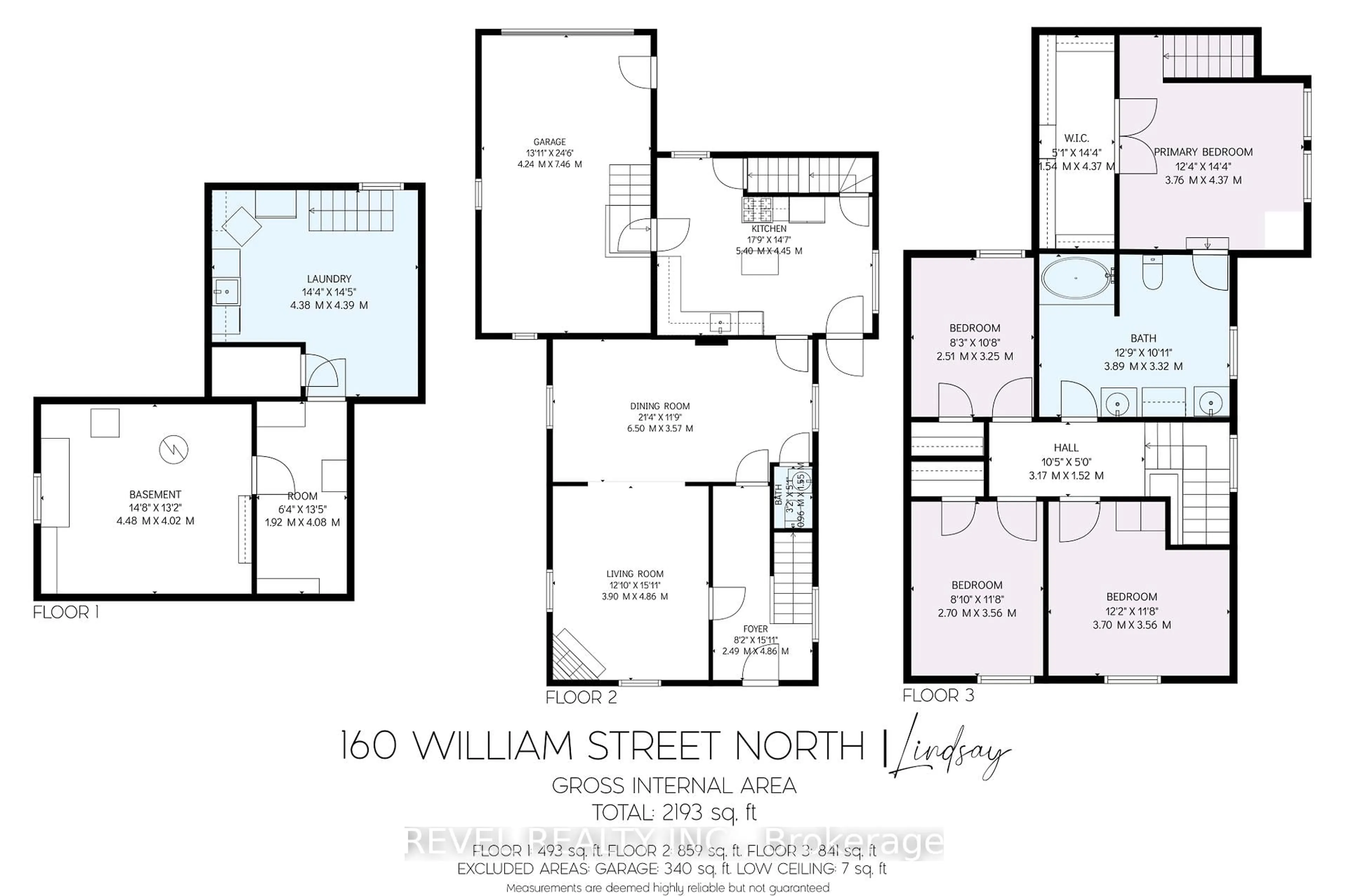 Floor plan for 160 William St, Kawartha Lakes Ontario K9V 4B3