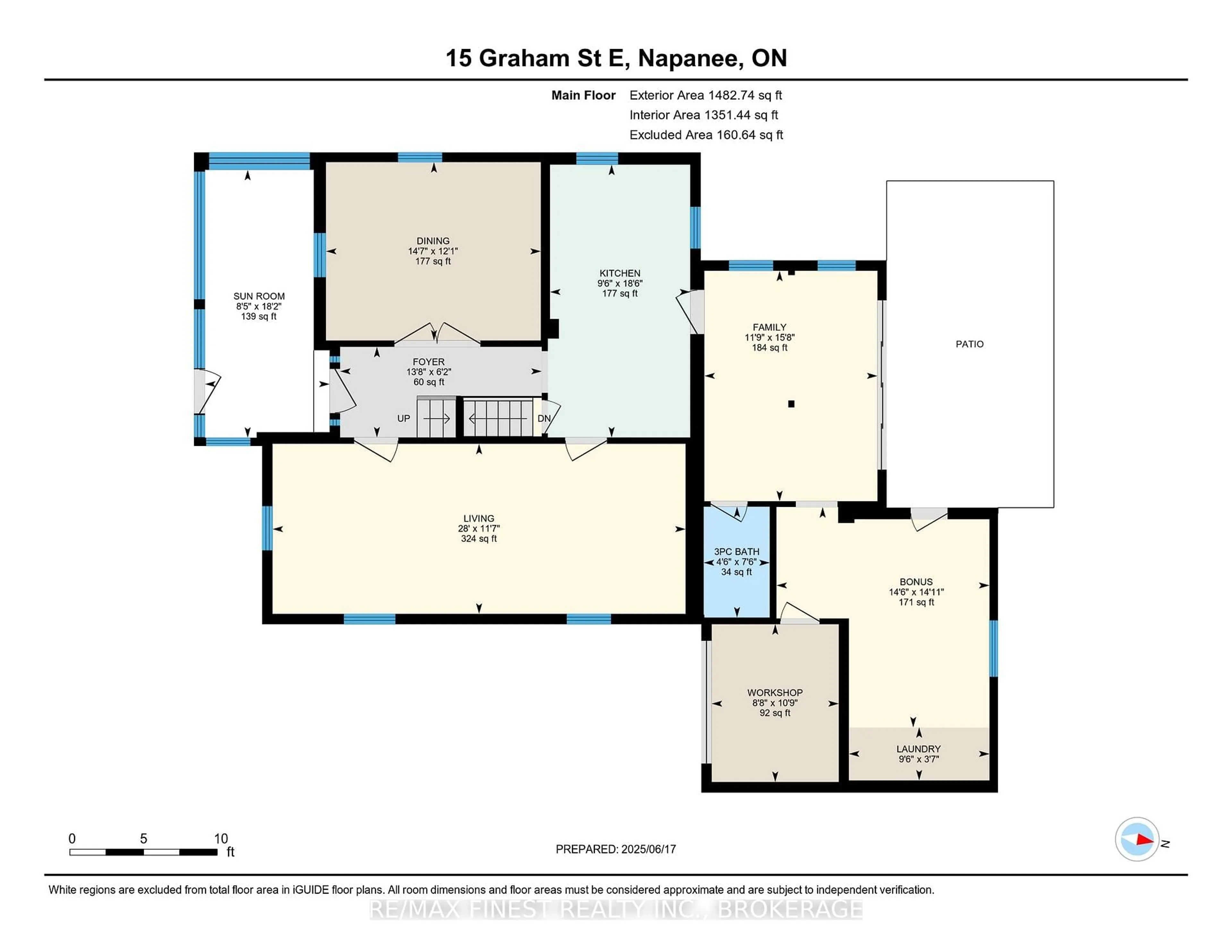Floor plan for 15 Graham St, Greater Napanee Ontario K7R 1L6
