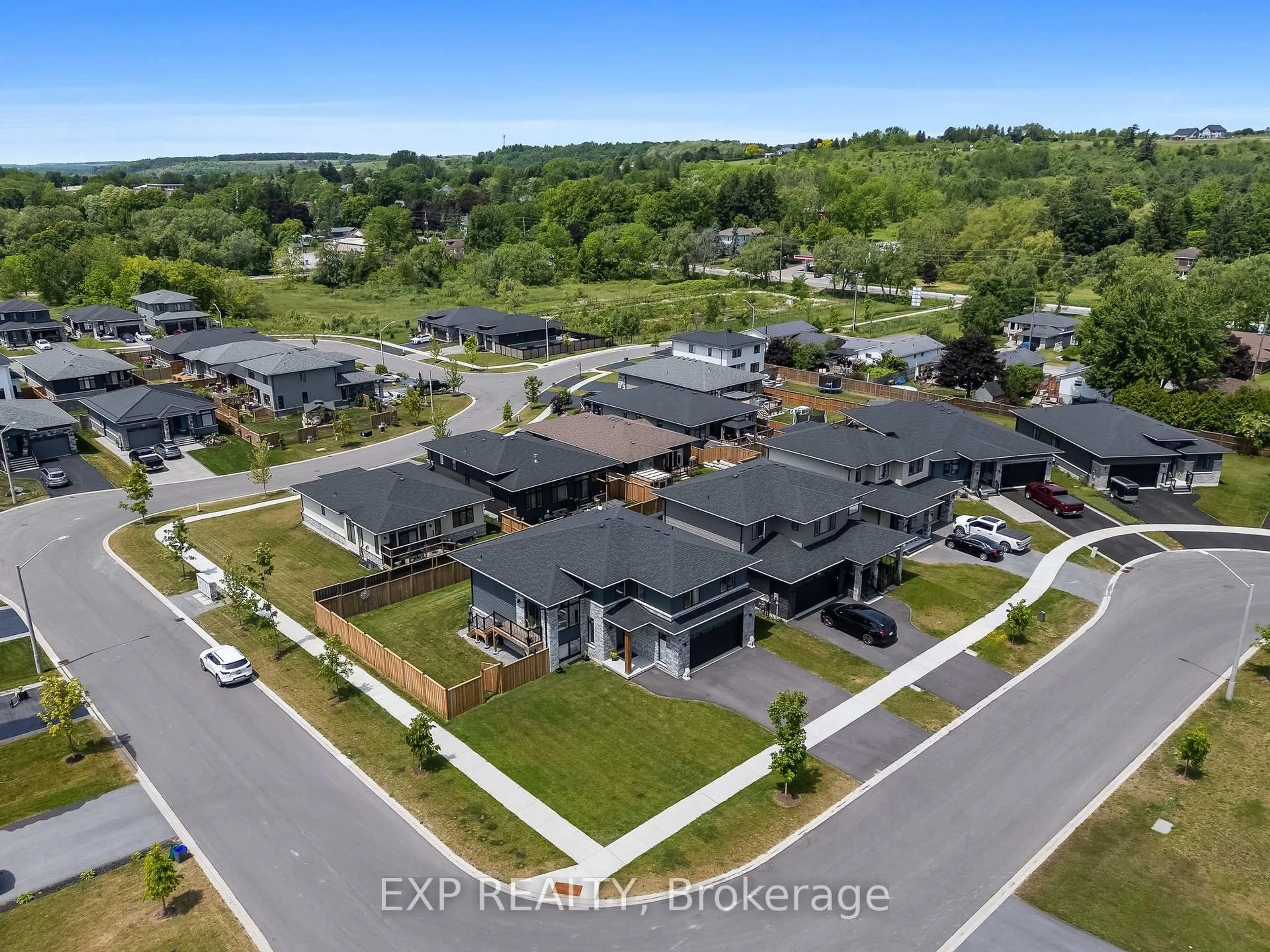 A pic from outside/outdoor area/front of a property/back of a property/a pic from drone, unknown for 64 Prairie Run Rd, Cramahe Ontario K0K 1S0