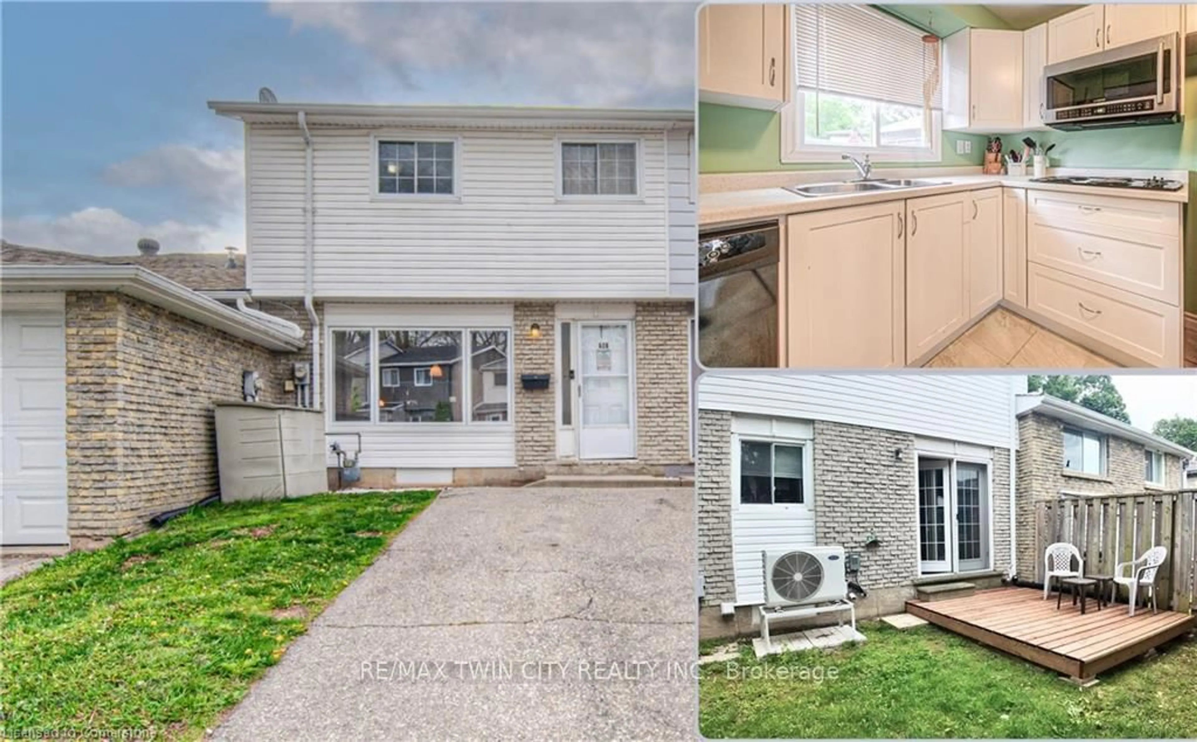 Home with vinyl exterior material, street for 528 Parkview Cres, Cambridge Ontario N3H 4X7